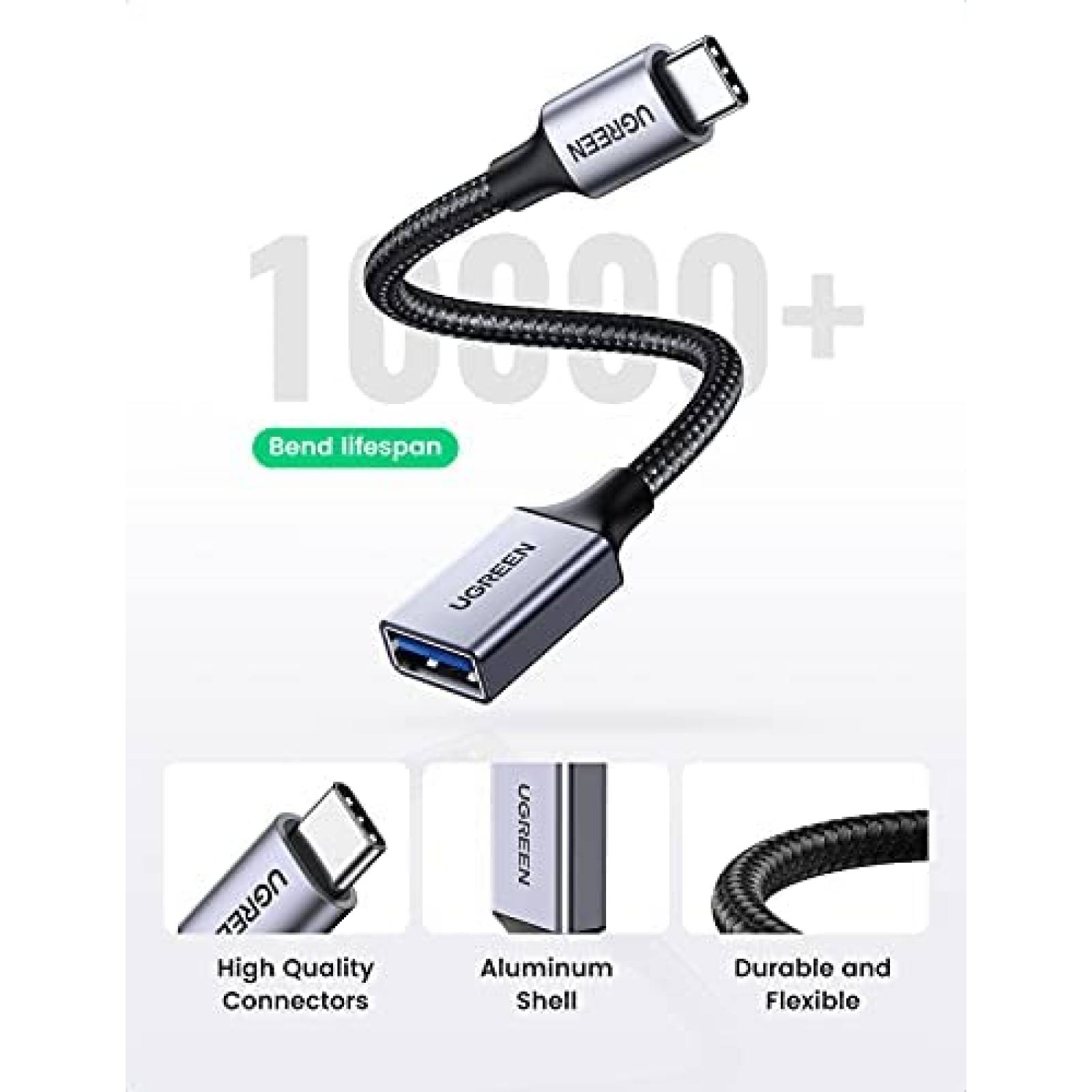 Adaptador UGREEN USB C a USB 3.0 Paquete de 2 tipo C OTG