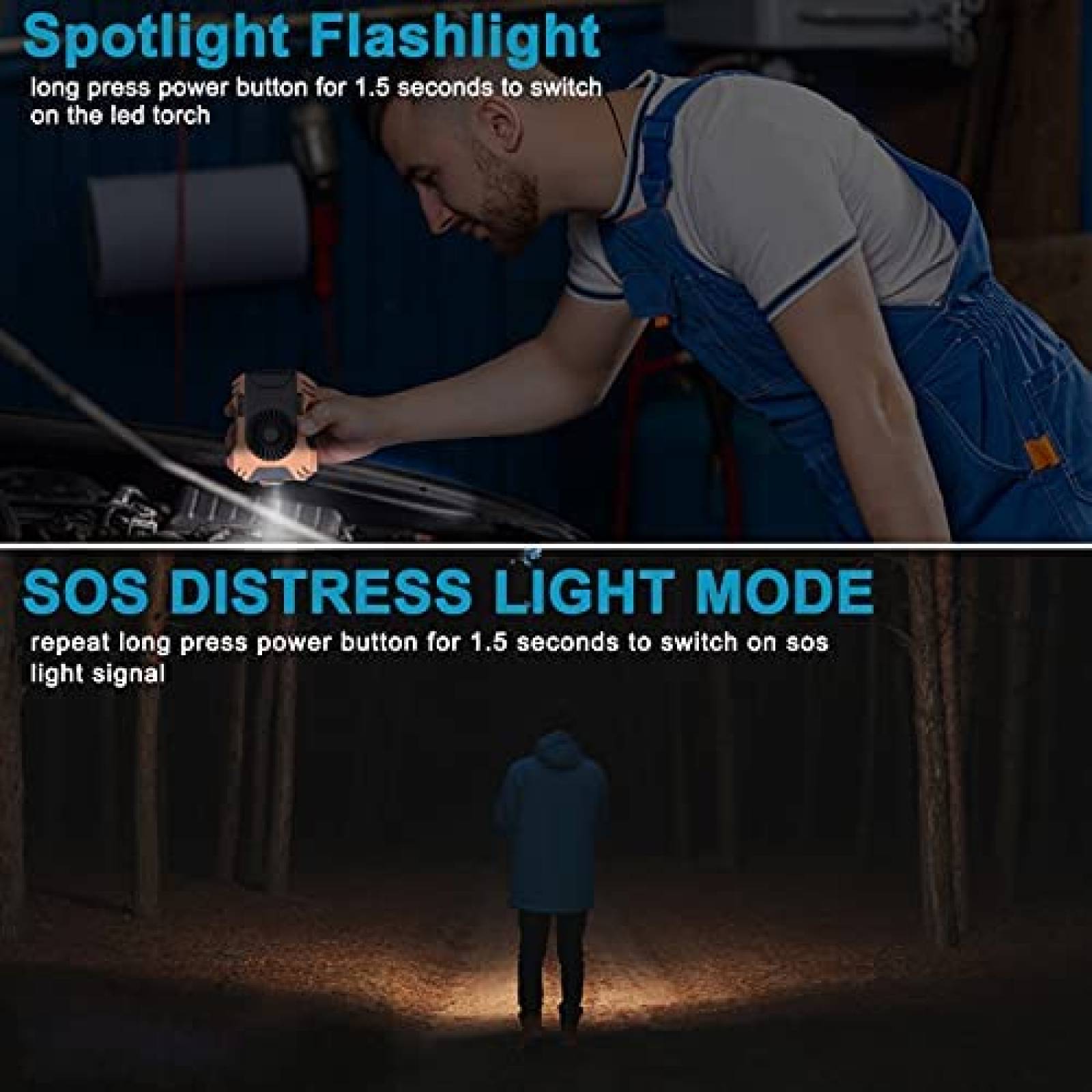 Ventilador de cintura Cadrim portatil, mini USB 8000RPM