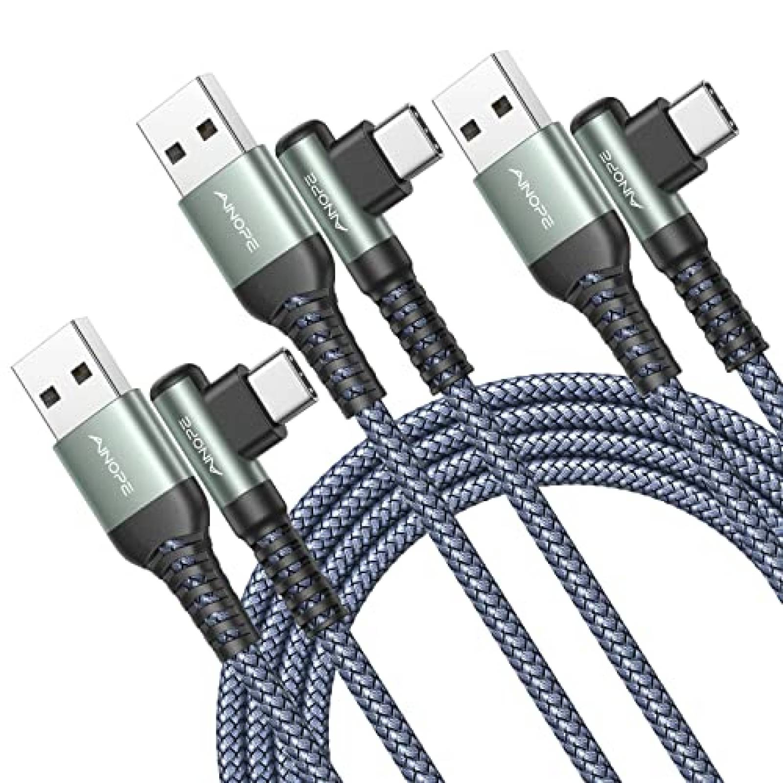  etguuds Cable USB C a USB C de 6 pies, cable de carga rápida de  60 W/3 A, cable de carga tipo C a tipo C compatible con Samsung Galaxy  S21/S21+
