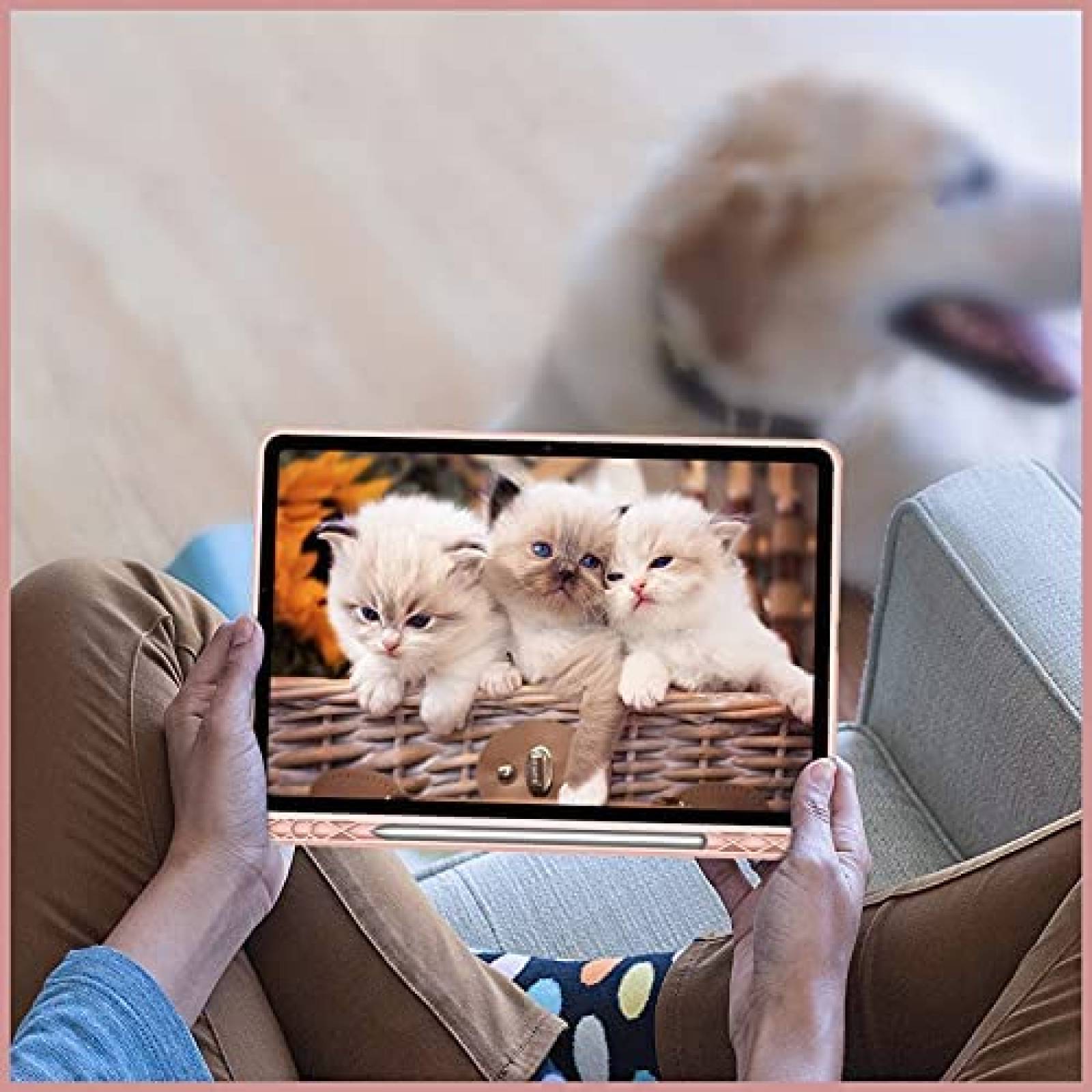 Funda Fintie para Samsung Galaxy Tab S7 de 11'' -Rosa