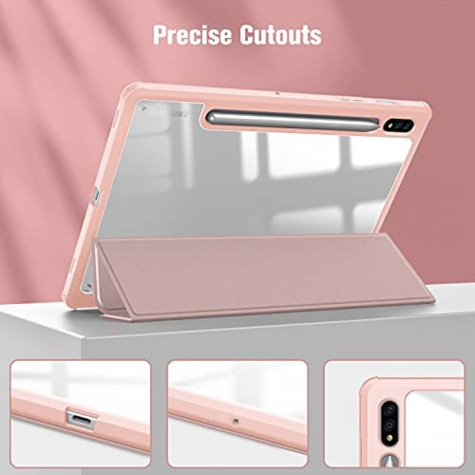 Funda Fintie para Samsung Galaxy Tab S7 de 11'' -Rosa