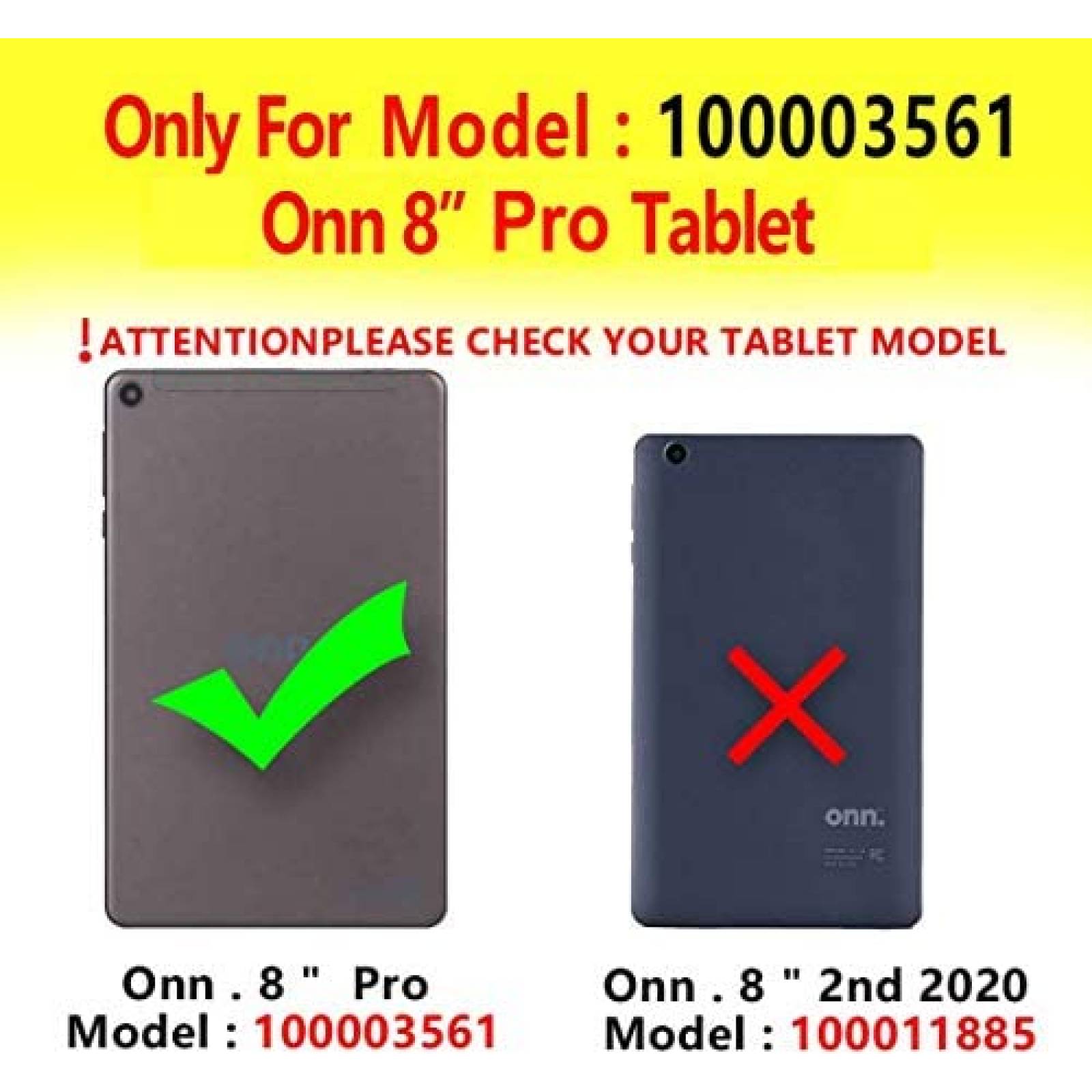 Carcaza tablet AVAWO Onn Pro Kids 8" Convertible Anti Golpes