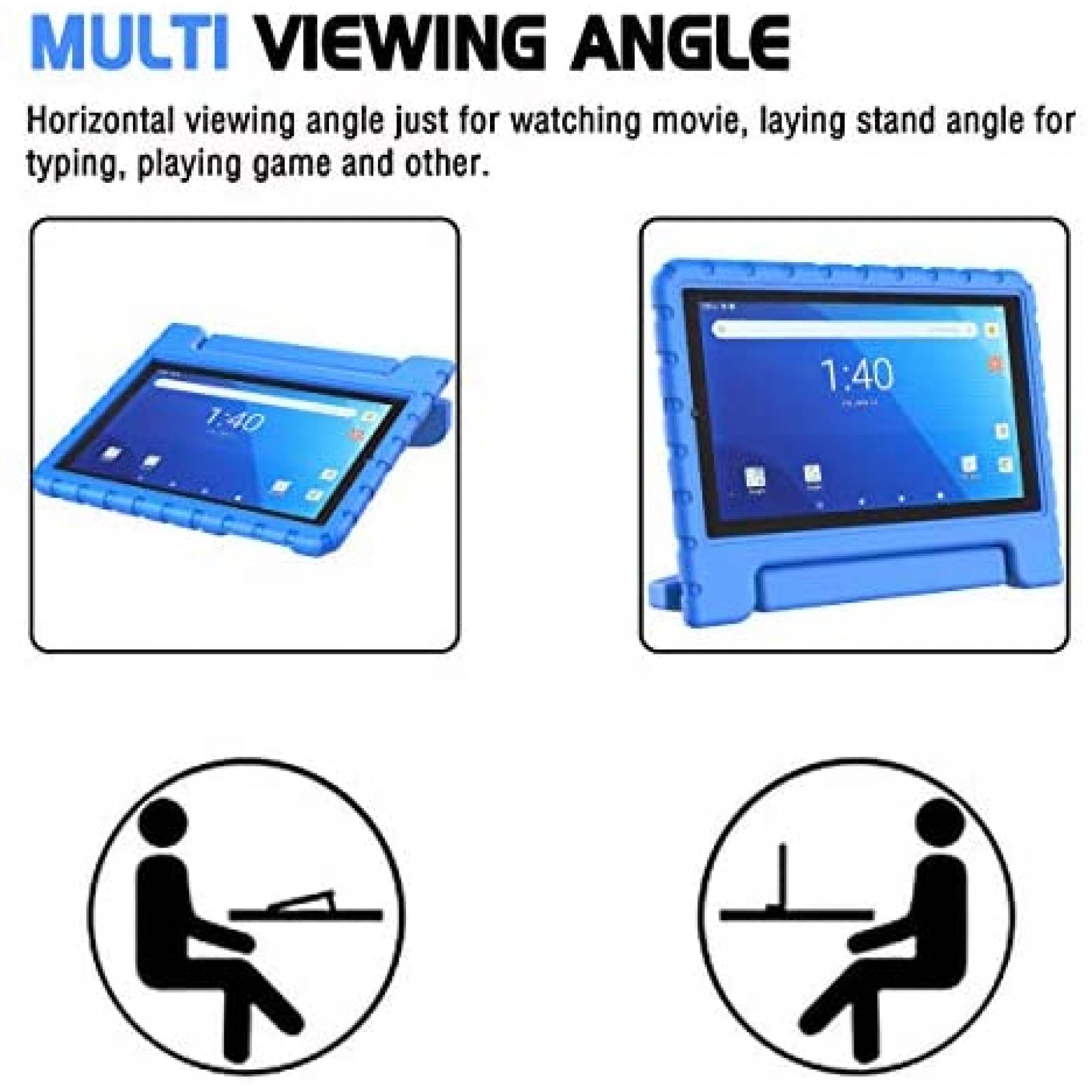 Carcaza tablet AVAWO Onn Pro Kids 8" Convertible Anti Golpes