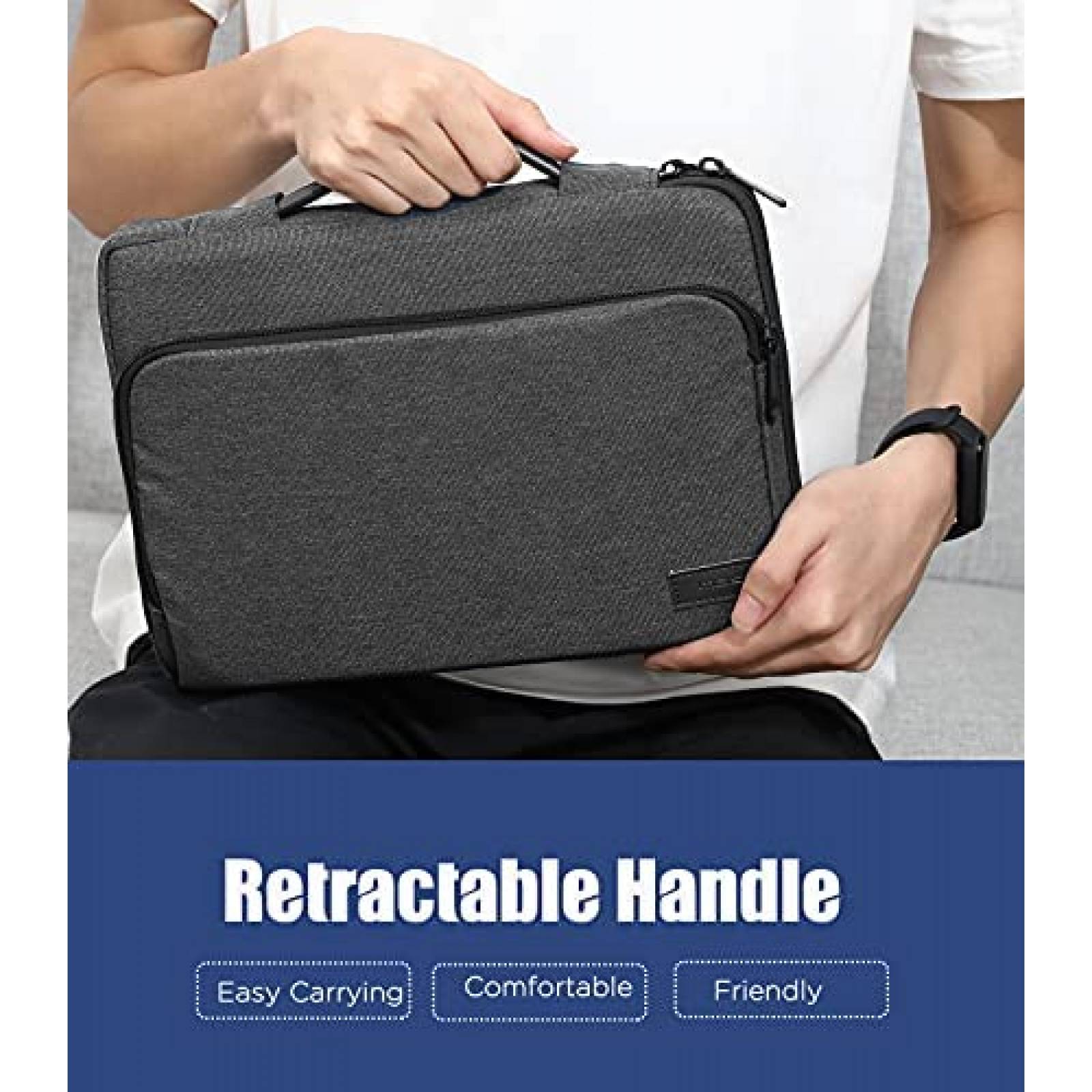 Estuche tablet MoKo tipo portafolio hasta 11" Poliester