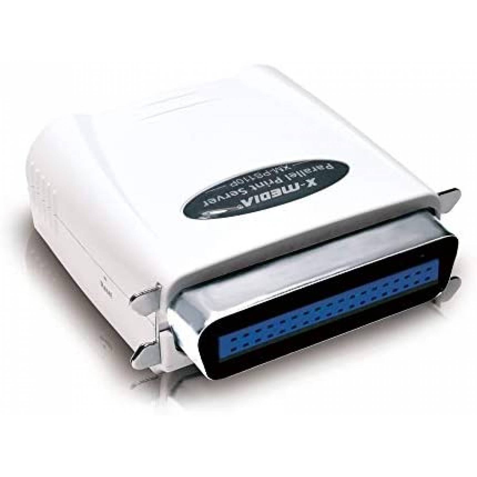 Puerto impresora X-MEDIA Compatible 100Mbps Ethernet -Blanco