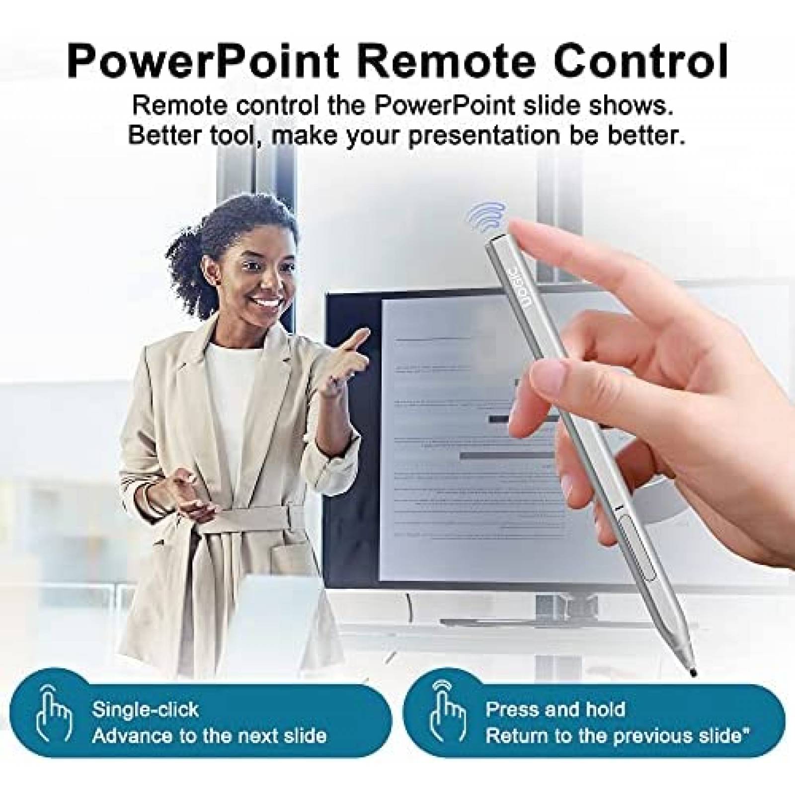 Pluma Digital UOGIC Surface Bluetooth Recargable -Gris