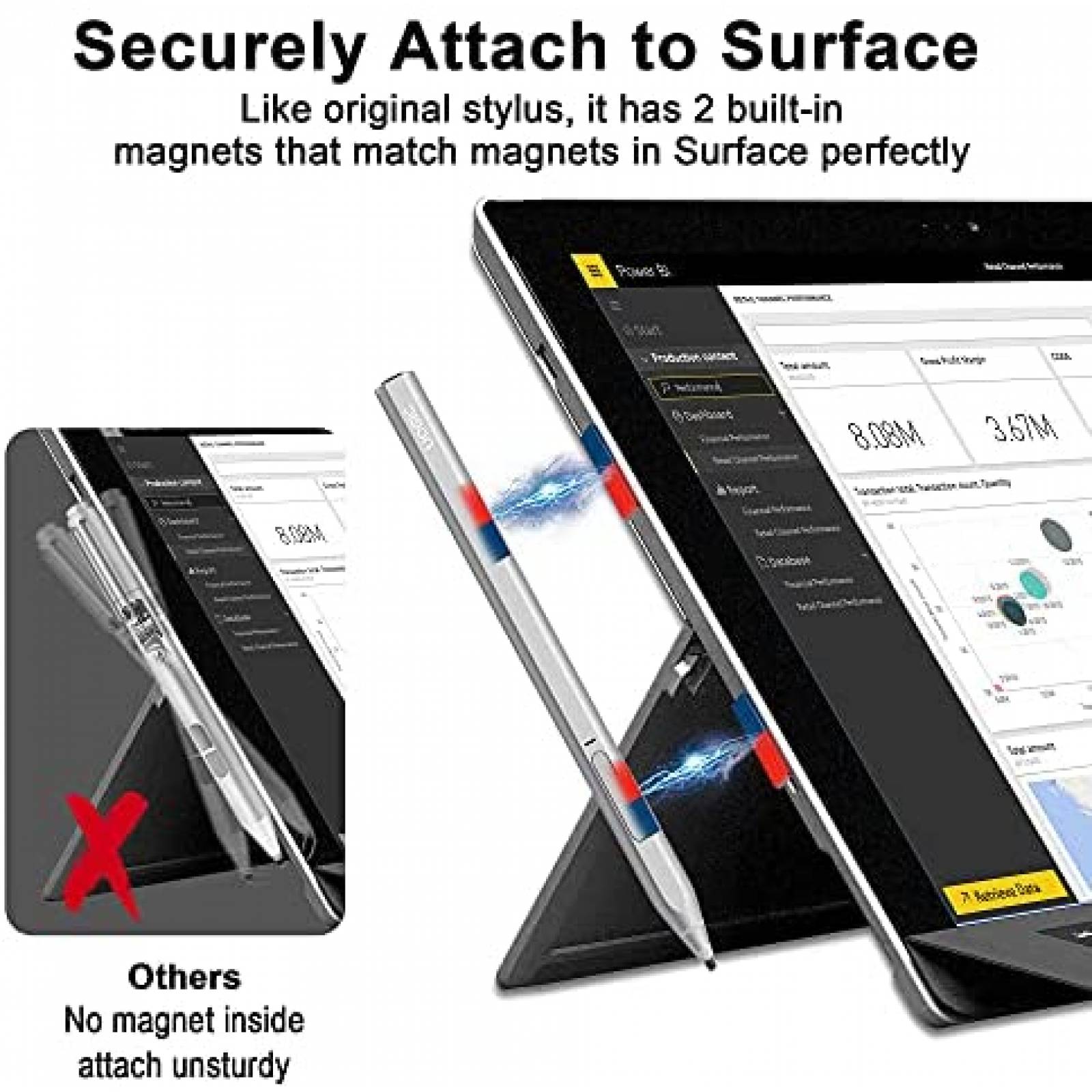 Pluma Digital UOGIC Surface Bluetooth Recargable -Gris
