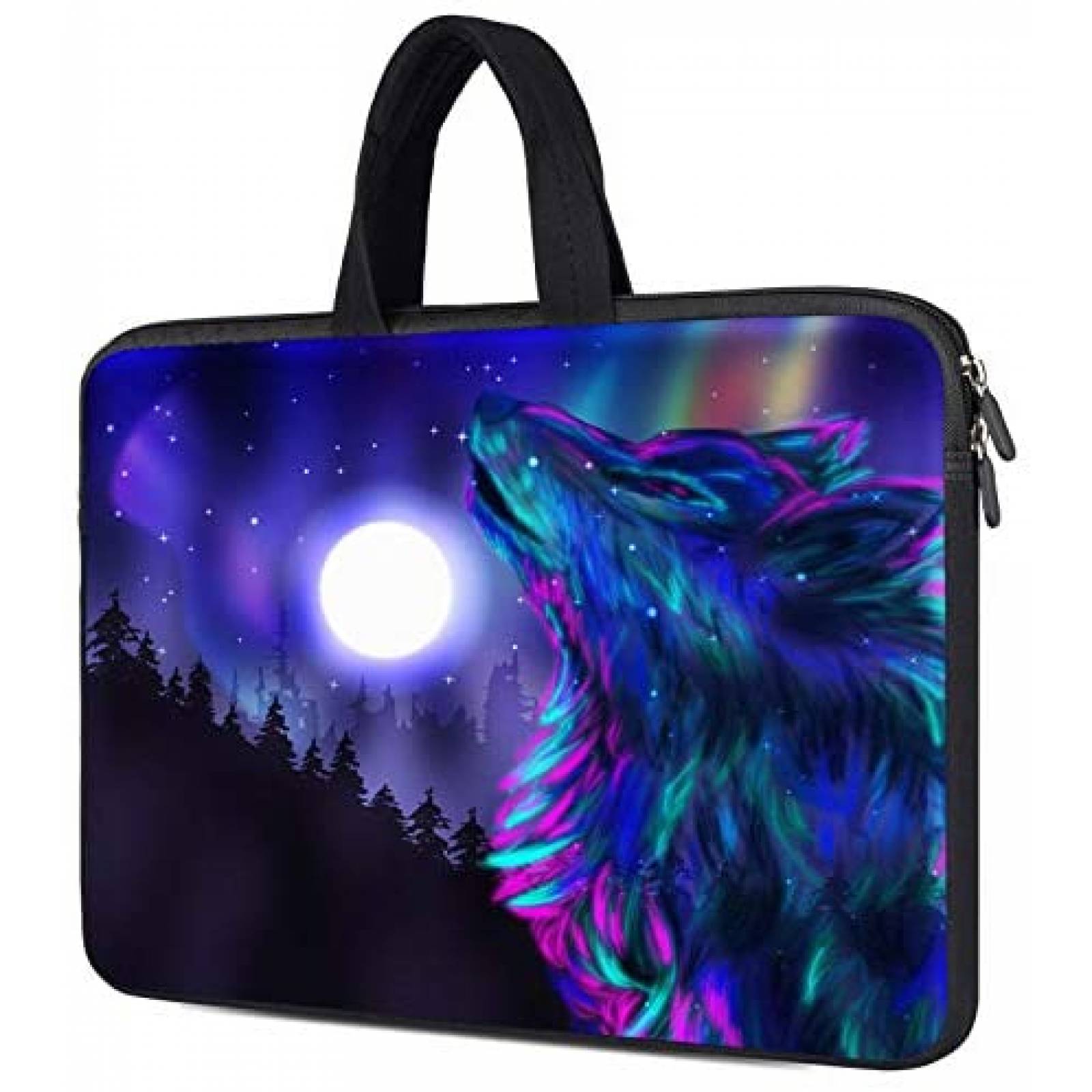 Mochila laptop DAMOMCO Lobo 14" Compatible de mano -Azul