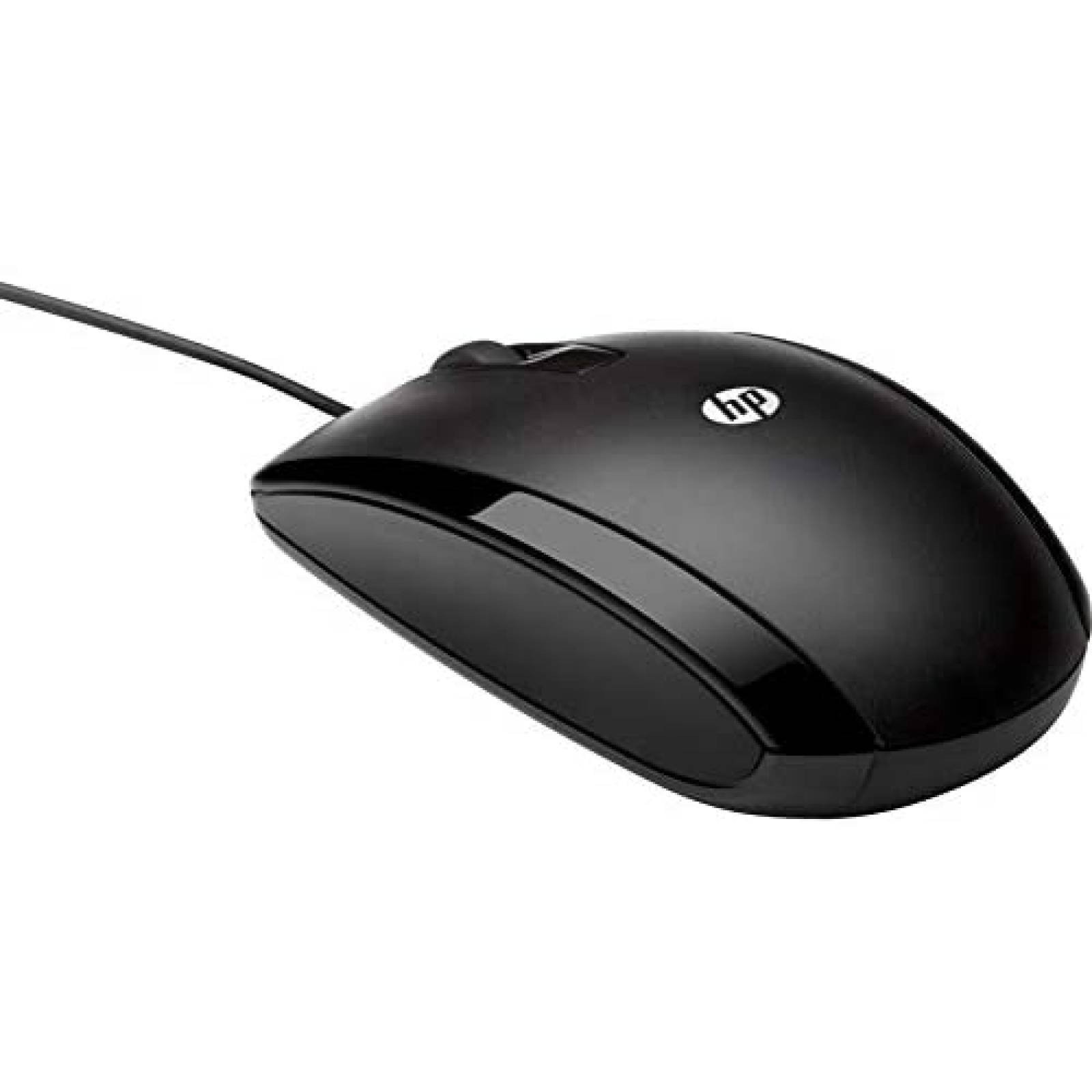 Mouse HP X500 Optico Con Cable USB 3 Botones -Negro