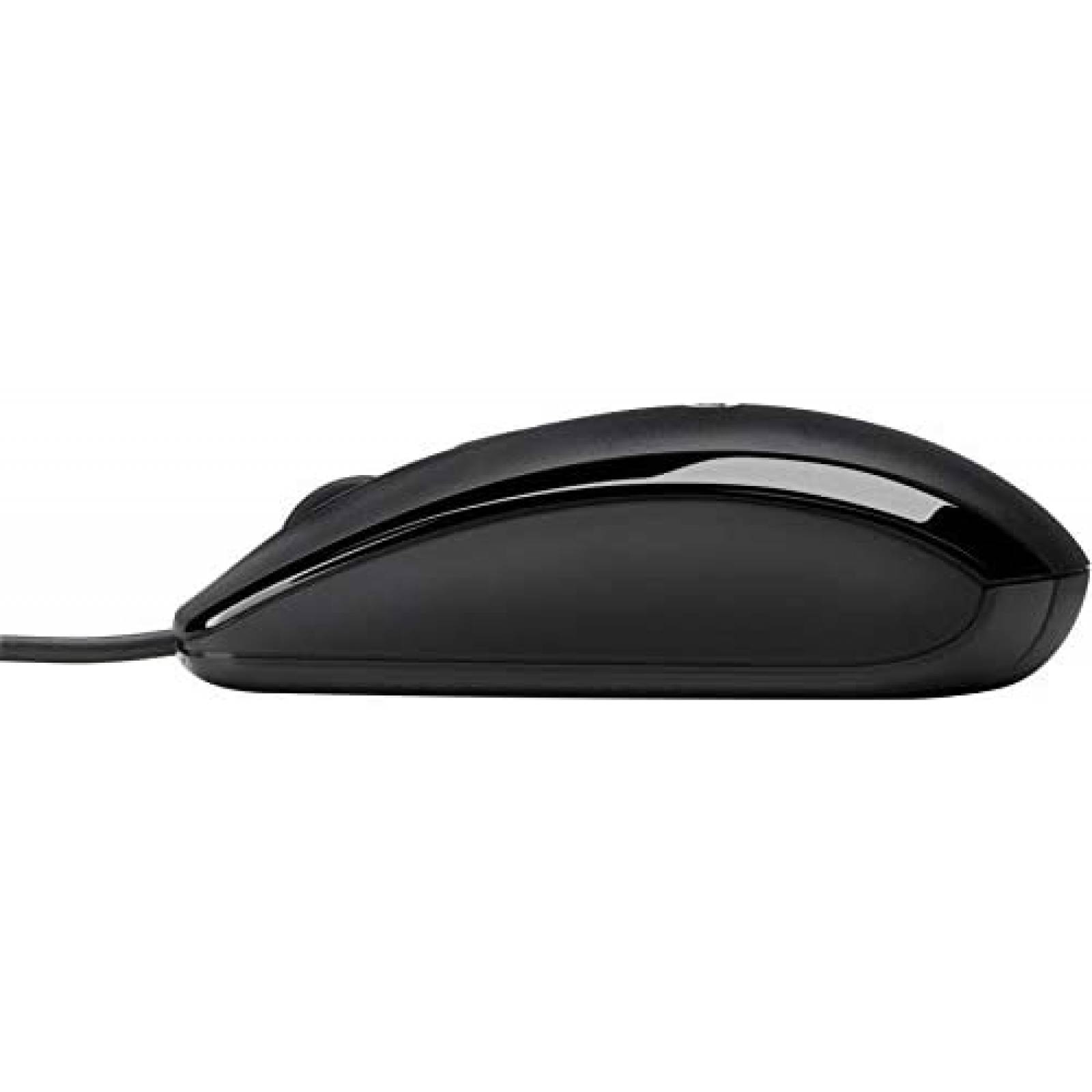 Mouse HP X500 Optico Con Cable USB 3 Botones -Negro