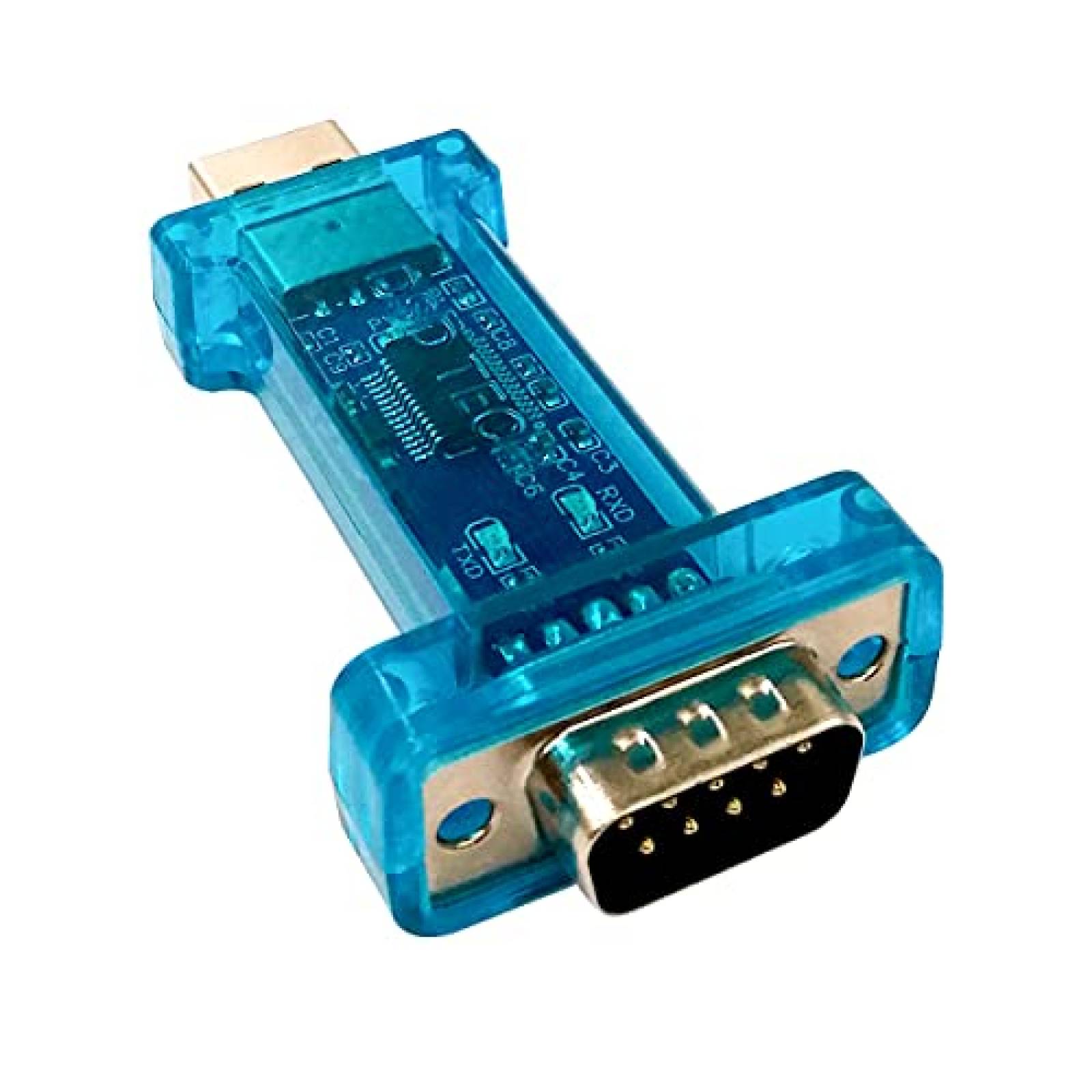 Adaptador DSD TECH SH-S10B USB a Serial RS232 DB9 -Azul