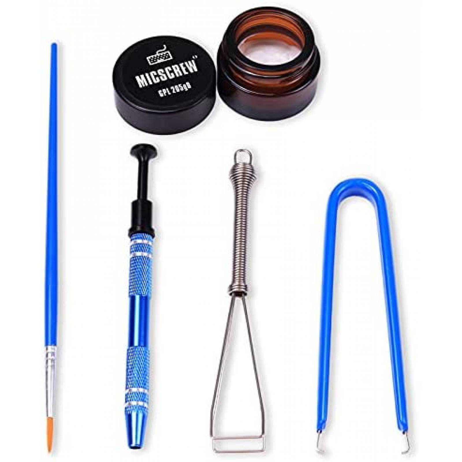 Kits de lubricante para teclado Byhoo 5 piezas -Azul