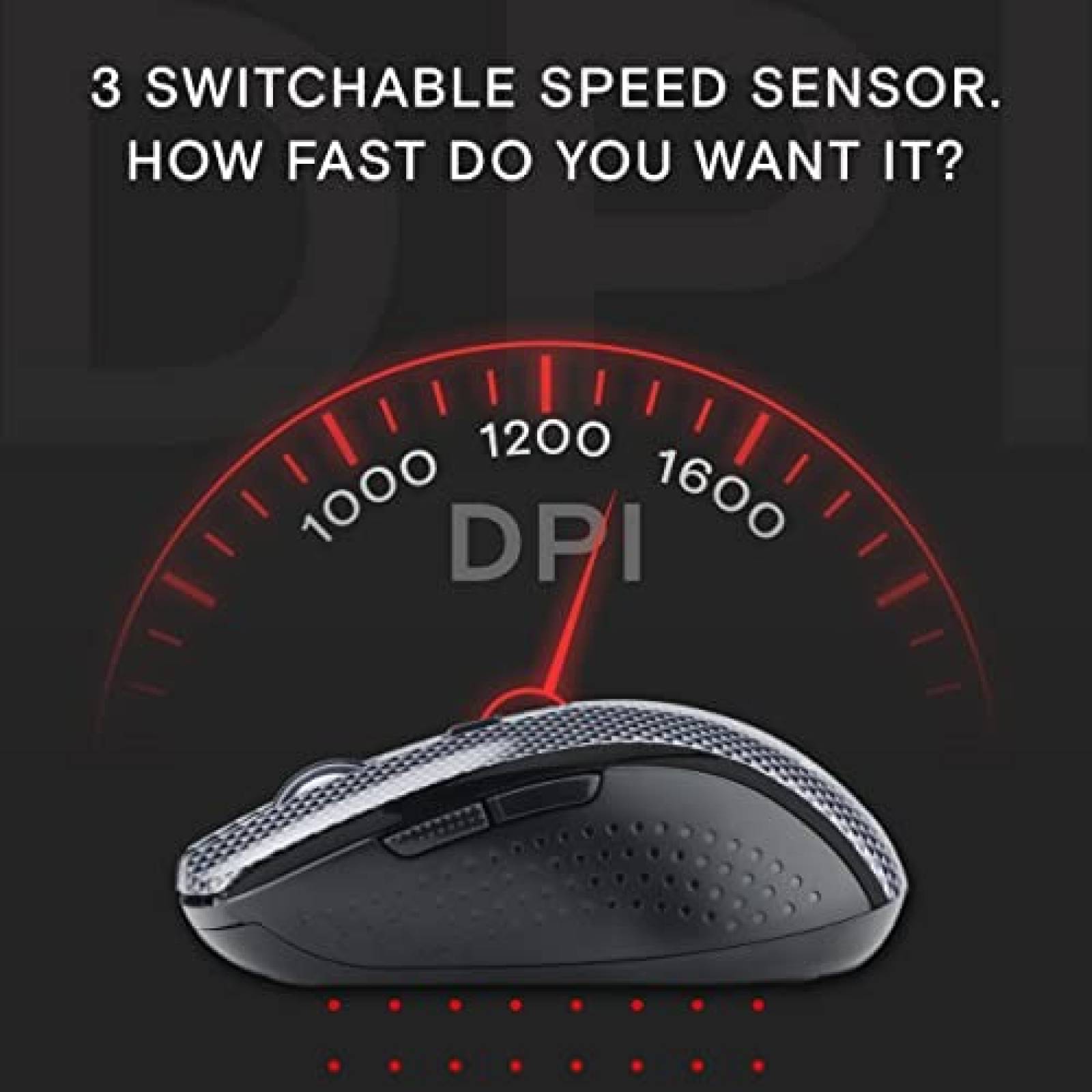 Mouse con receptor USB SHHHMOUSE Silent multisuperficie