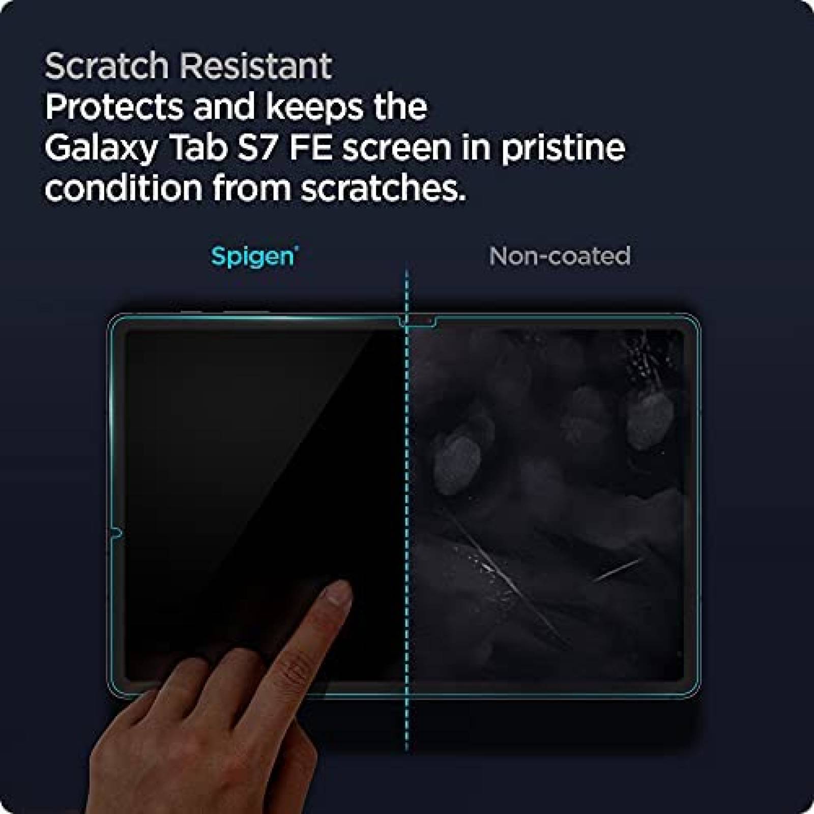 Protector de Pantalla Spigen Para Galaxy Tab S7 FE 5G