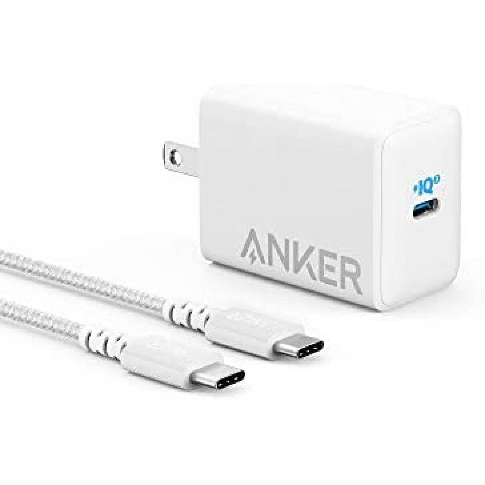 Cargador Anker A2718 USB C 65W Compatible carga rapida