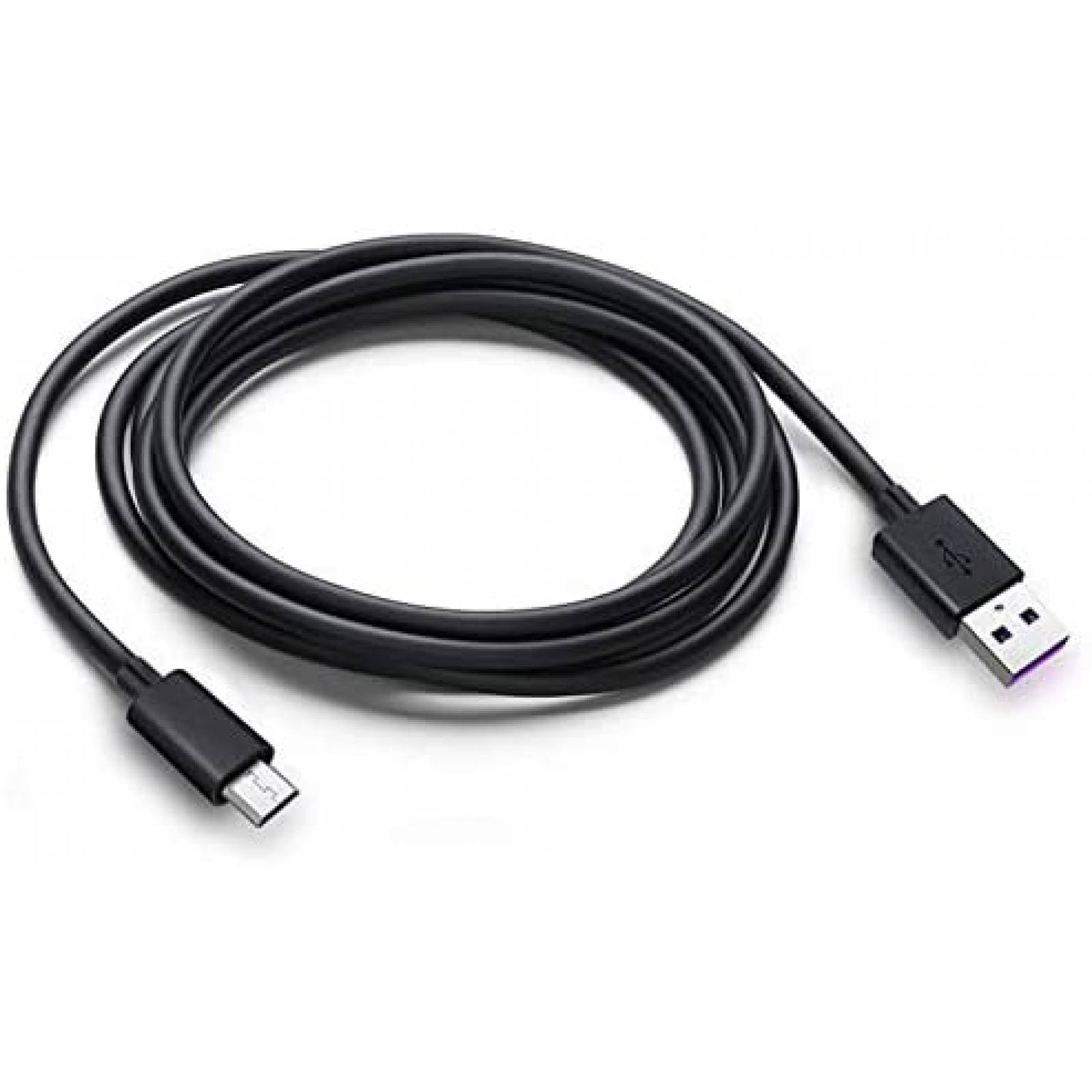 Cable cargador con entrada tipo micro usb ZZS 5ft -Negro