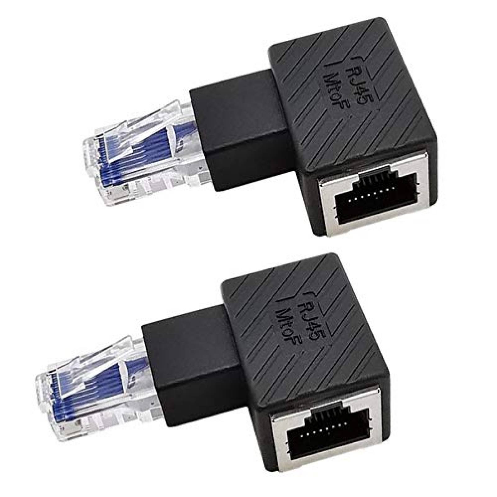 pack adaptador extension ethernet Kework RJ45 x2 -Negro