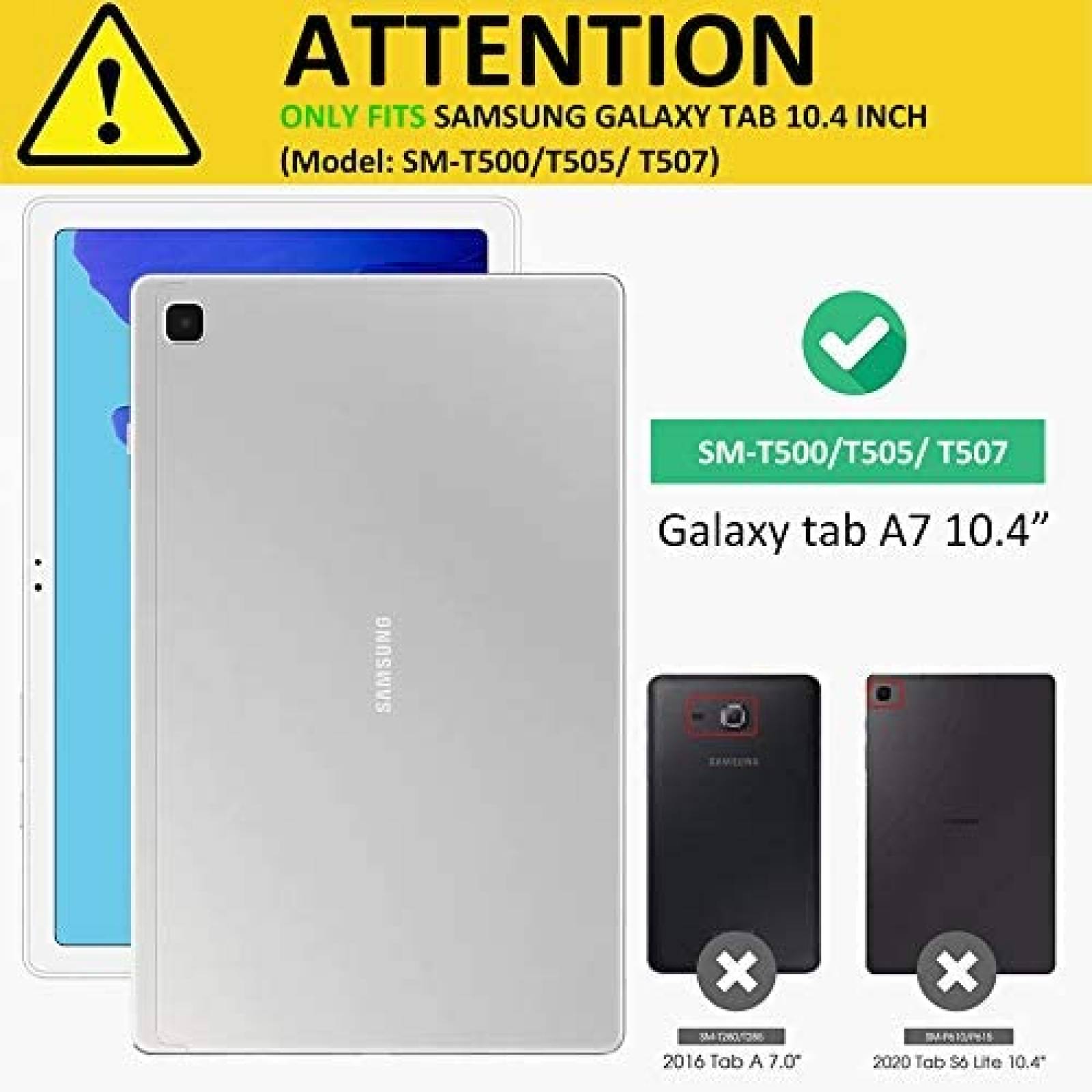 Funda para tableta ZenRich para Samsung Galaxy Tab A7 10.4"