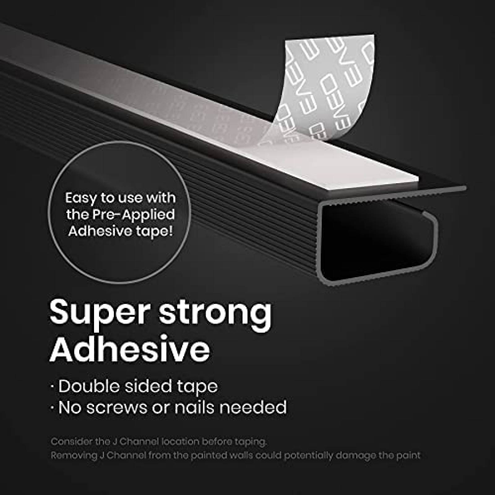 Canal J de gestion de cables EVEO de 96 pulgadas 6 unidades