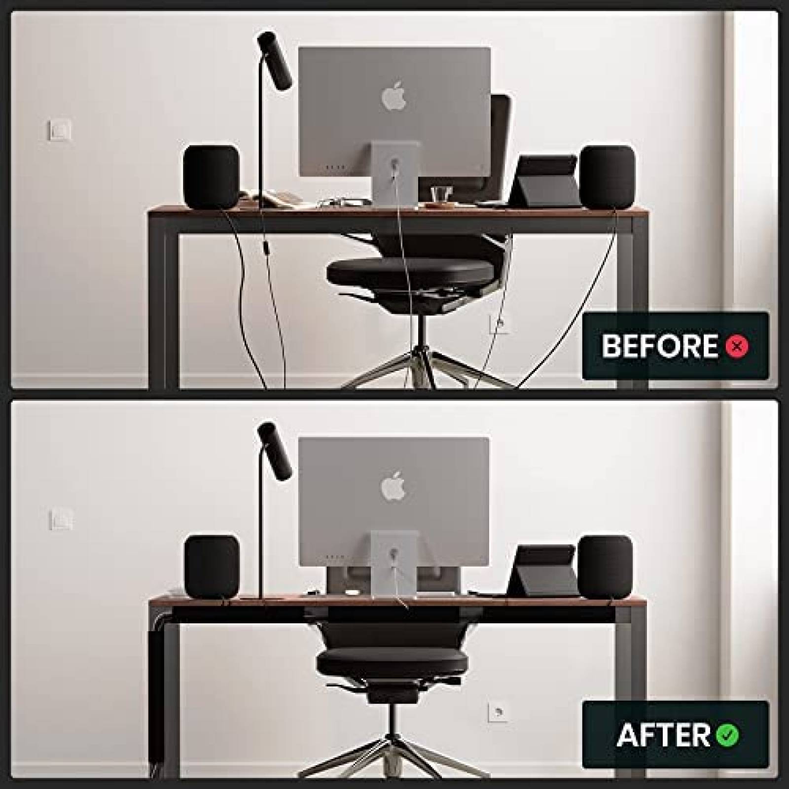 Canal J de gestion de cables EVEO de 96 pulgadas 6 unidades