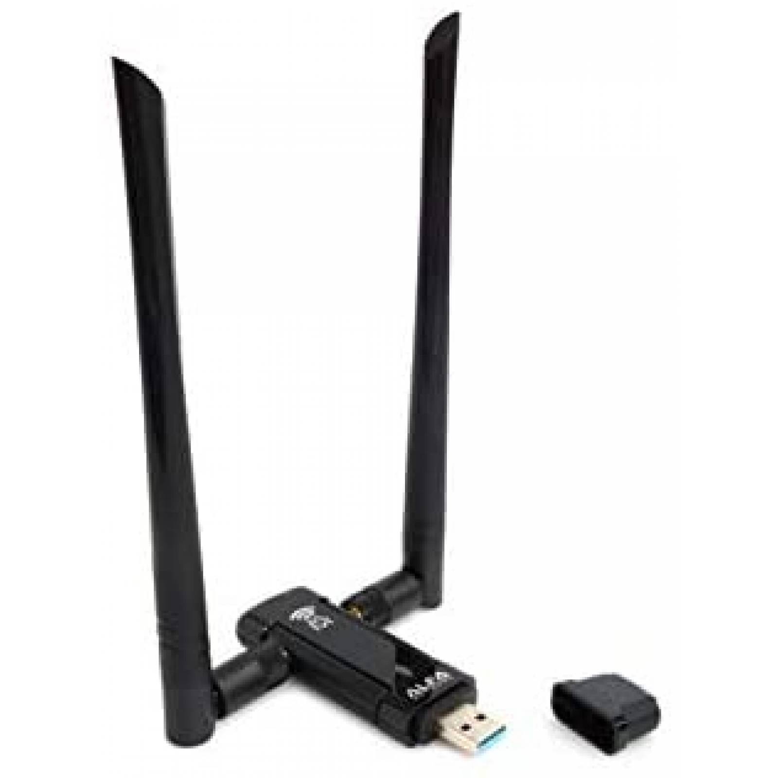Repetidor ALFA AWUS036ACM USB 3.0 WiFi Antena -Negro
