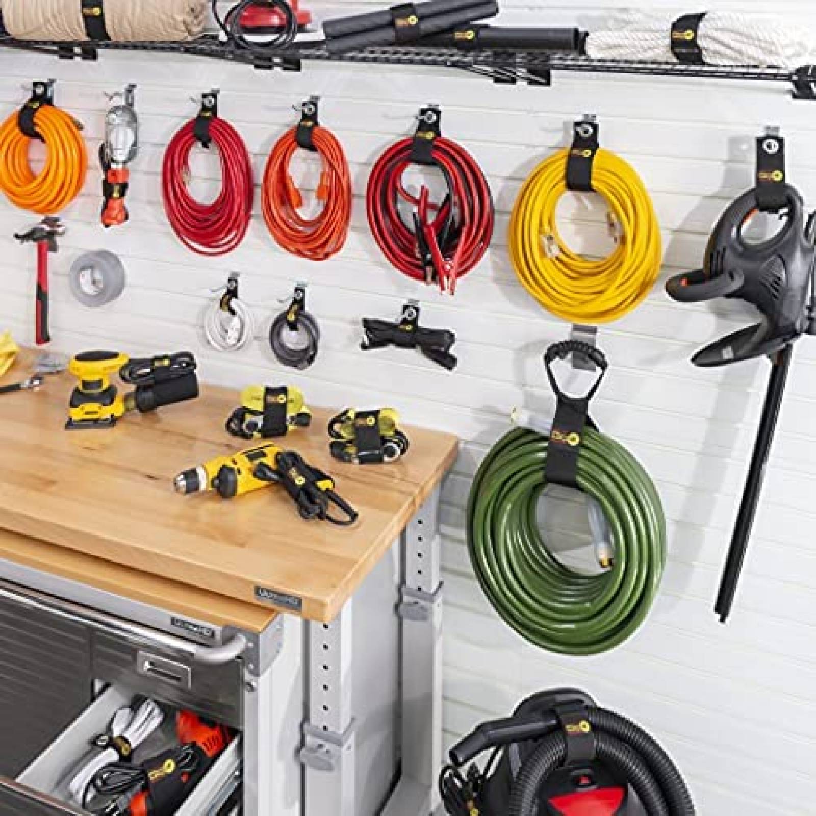 Correa Organizadora para Cables Wrap-It Storage 6 Pzs -Rojo