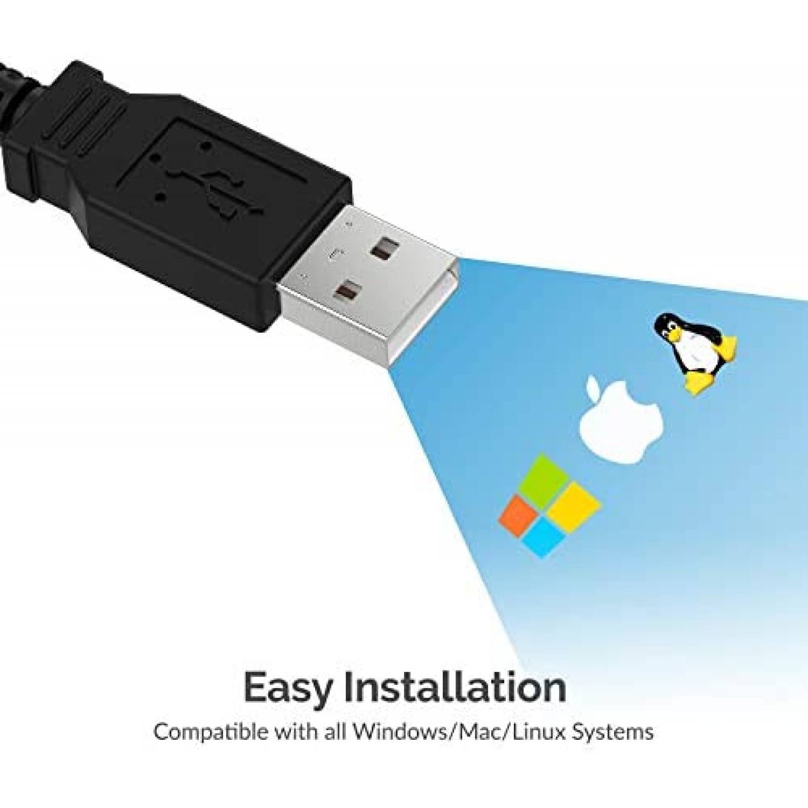 Cable USB SABRENT USB a RS-232 DB9 9 Pin 6 Pies -Gris