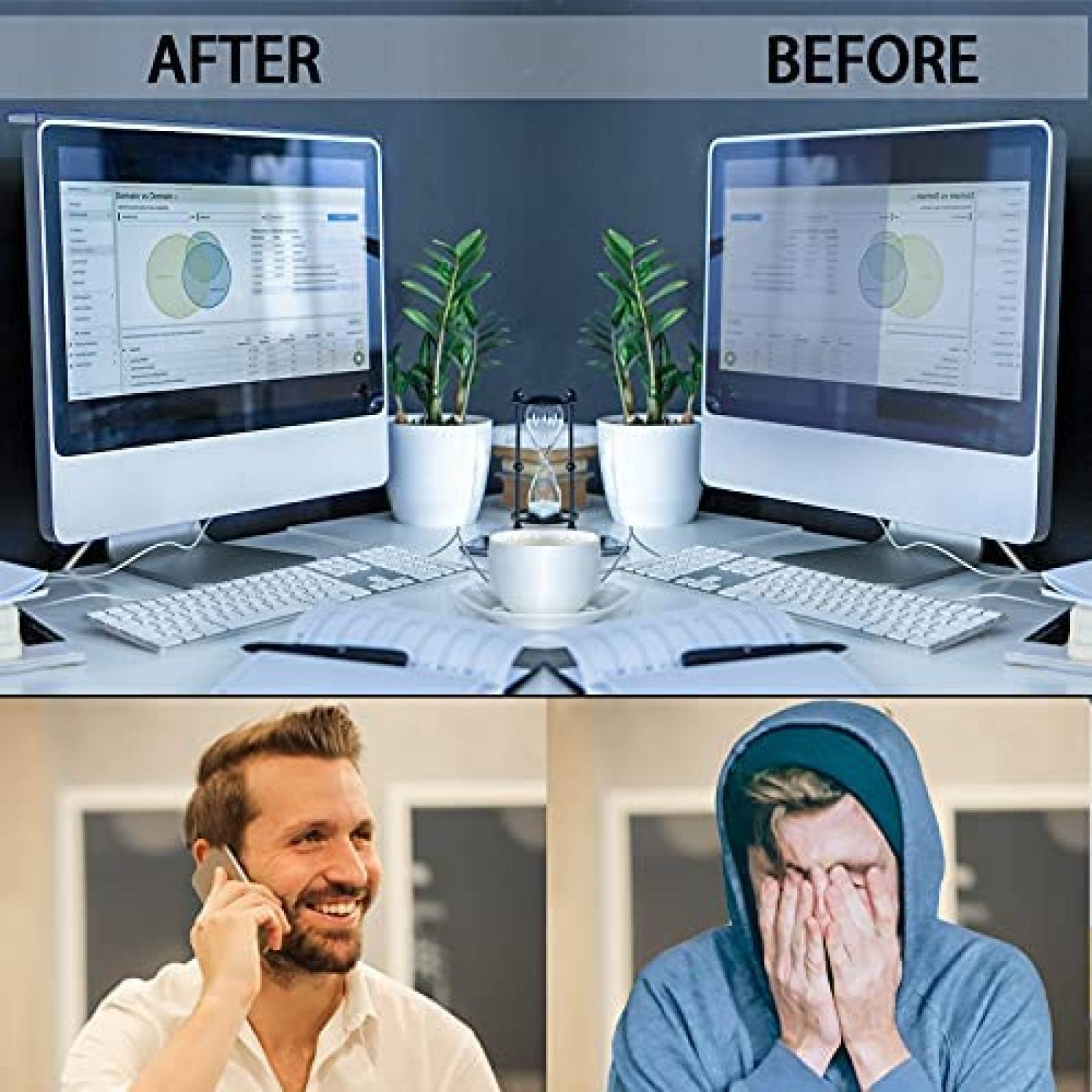 Protector Pantalla Eyesapajou Proteccion de Luz Azul