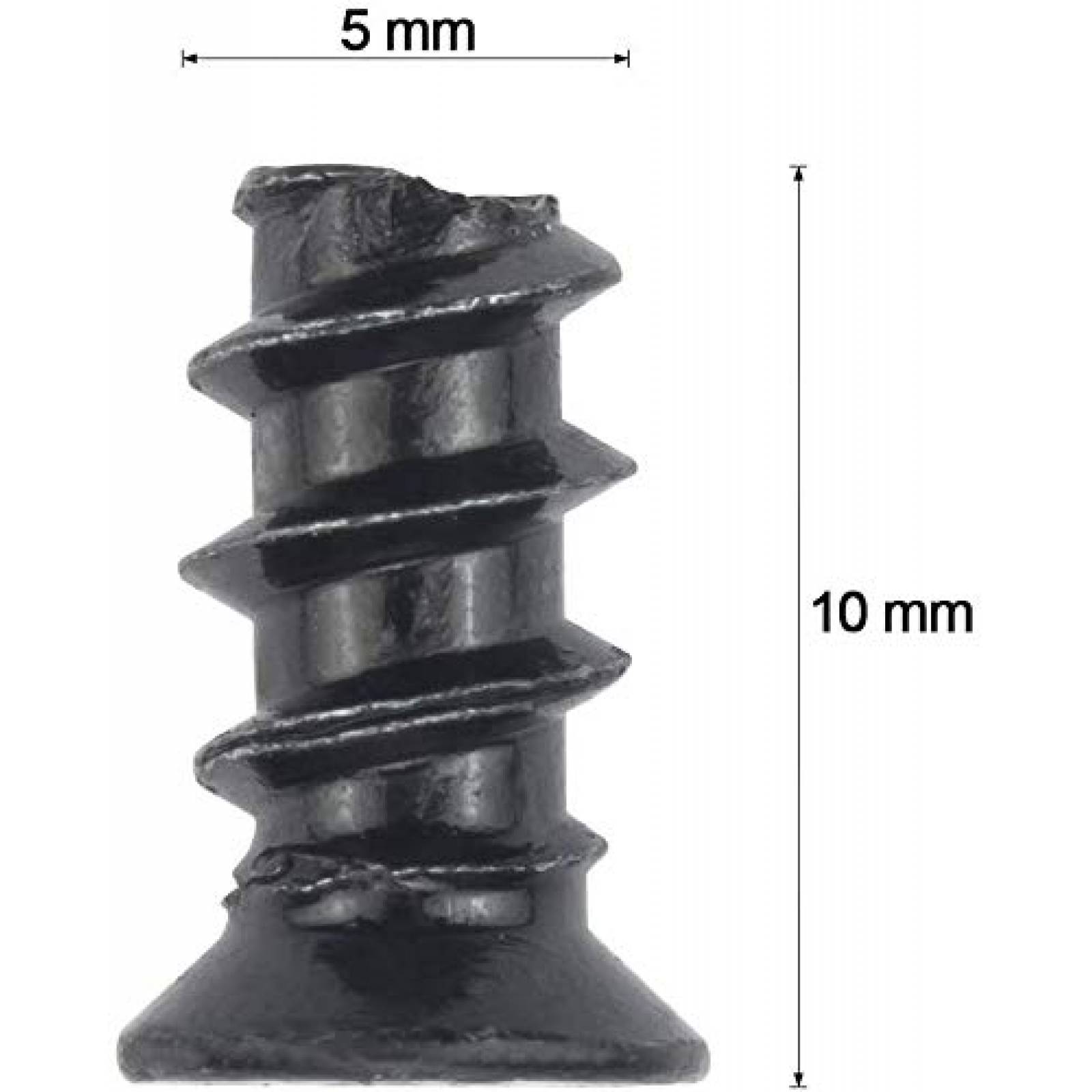 Tornillos para Ventilador de PC Persberg 100 Pzs -Negro