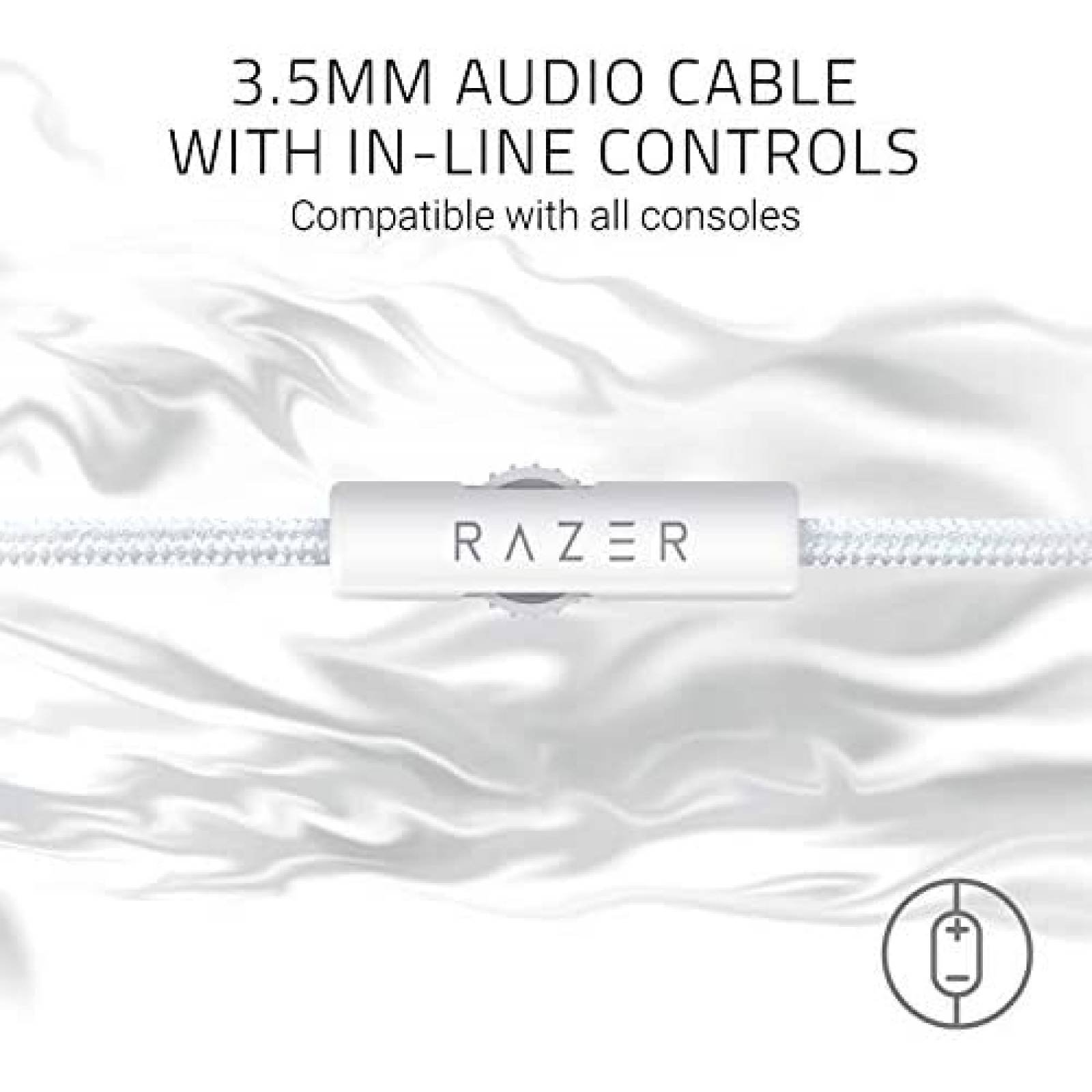 Audifonos Razer Gamer de Diadema con Microfono -Gris