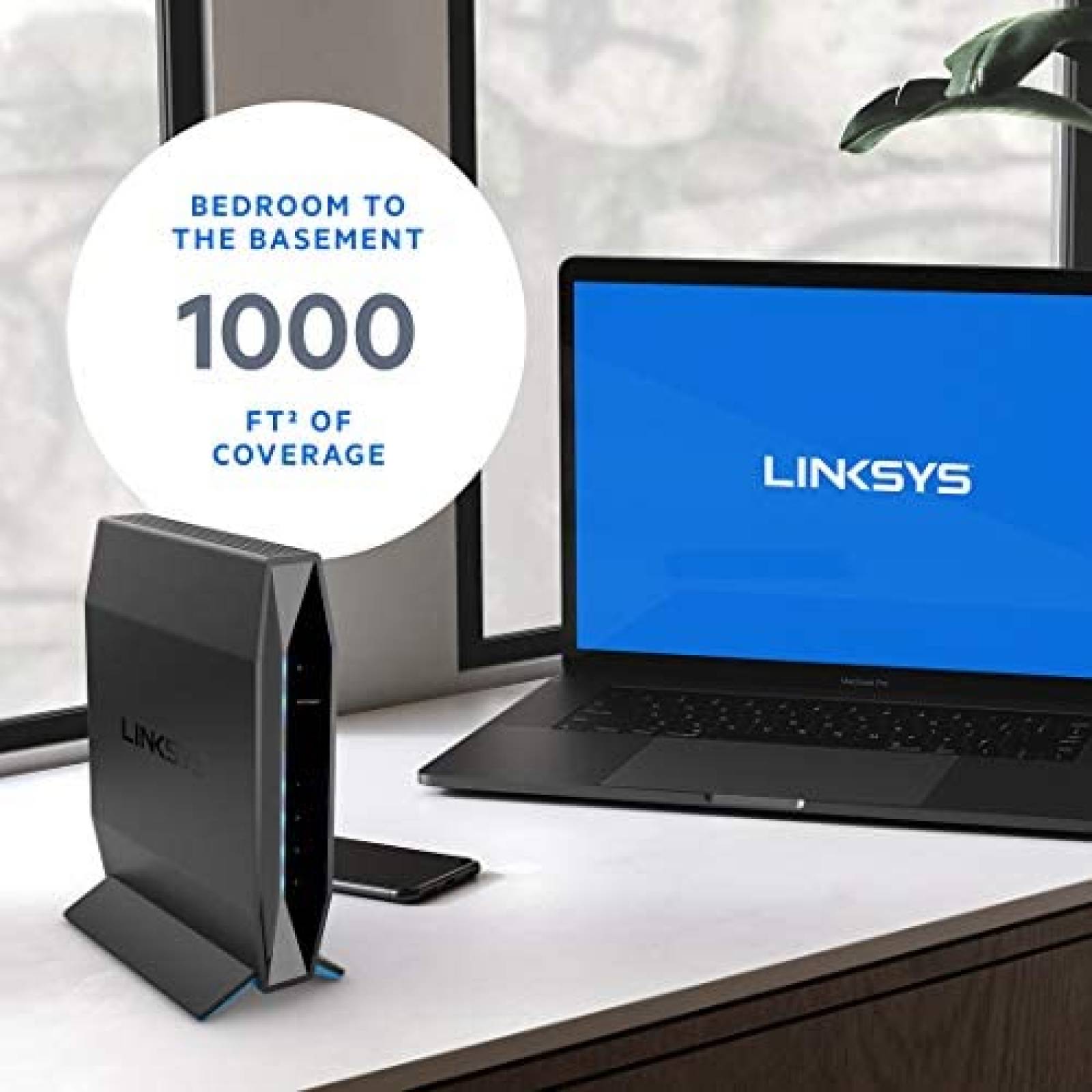 Router Linksys E5600 AC1200 WiFi Inalambrico 1.2Gbps -Negro