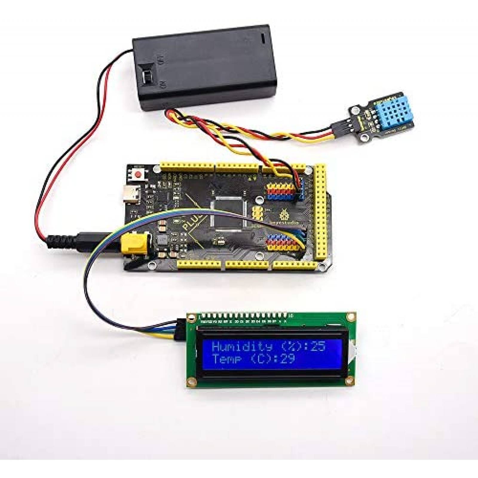 Tabla Arduino KEYESTUDIO Mega Plus Tipo C 1.5A MCU -Negro