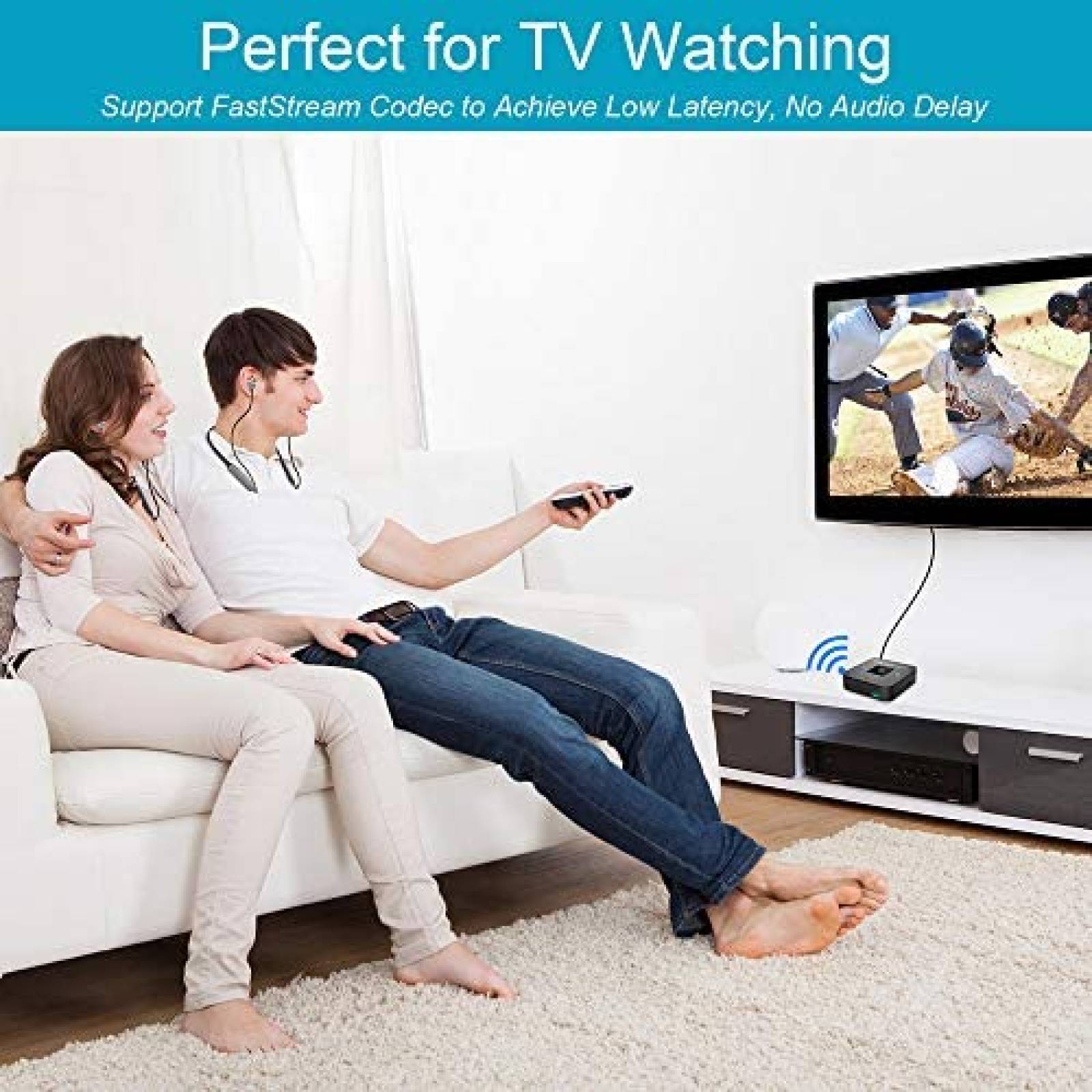 Audifonos Inalambricos Golvery para TV Bluetooth -Gris