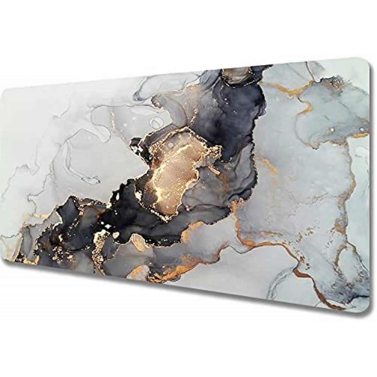 MousePad COW Marmol Gaming Rectangular PC Mujeres -Blanco
