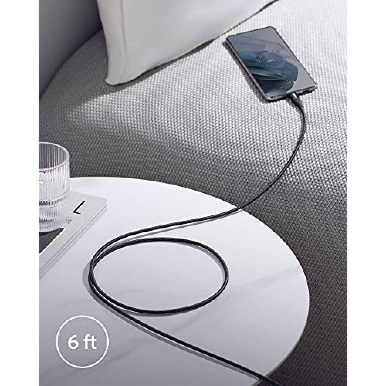 Cable Cargador Anker 6ft USB-C 60W Compatibilidad Universal