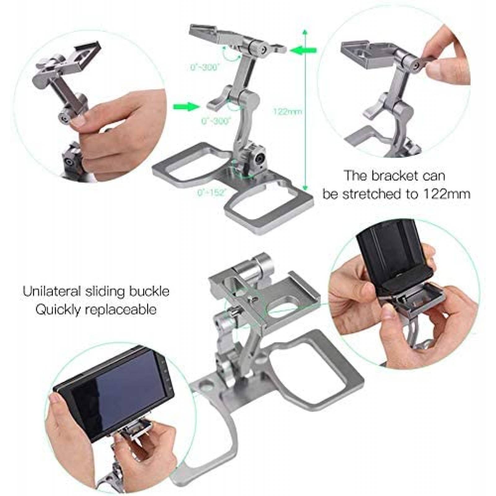 Soporte Tablet RCGEEK Compatible con Control de Drone DJI