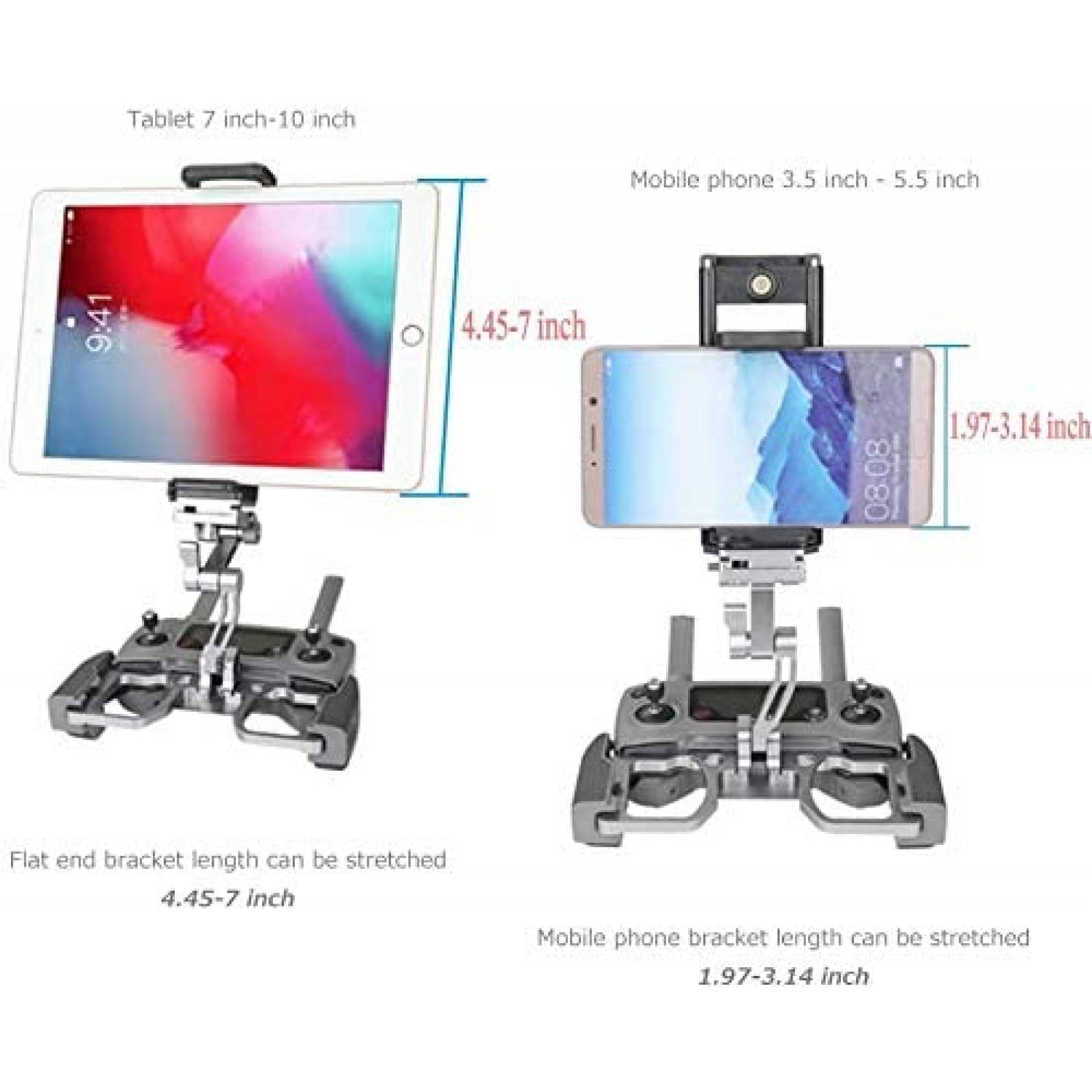 Soporte Tablet RCGEEK Compatible con Control de Drone DJI