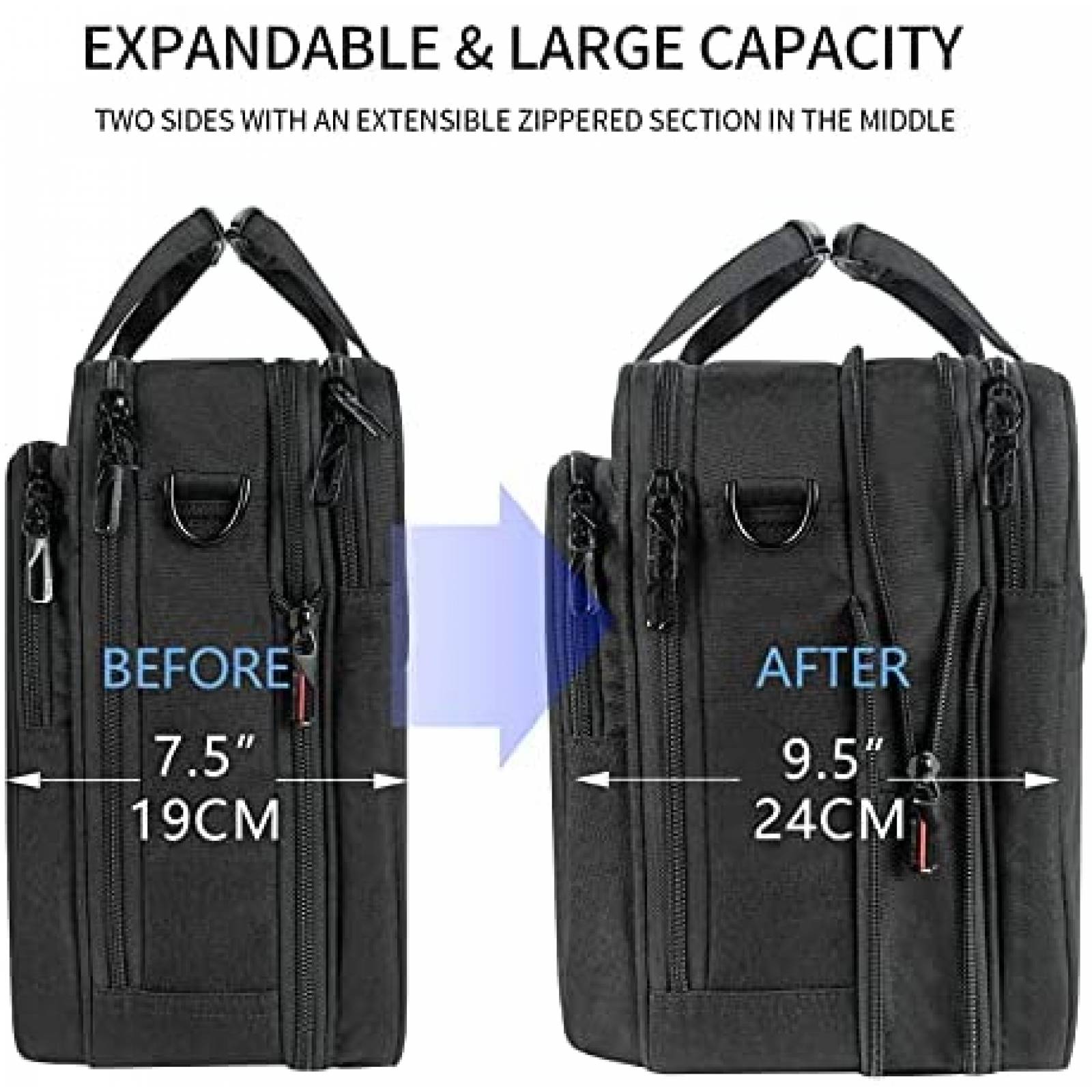 Maletin para Viaje VANKEAN para Laptops de 17.3'' -Negro