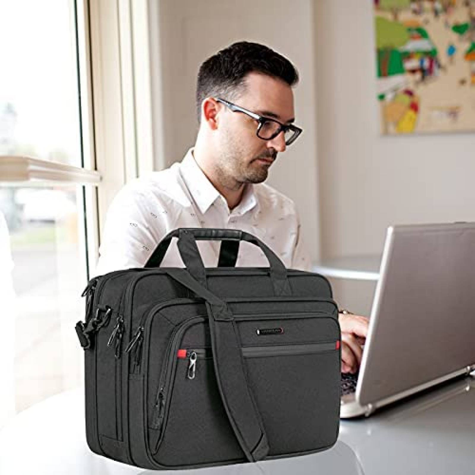 Maletin para Viaje VANKEAN para Laptops de 17.3'' -Negro