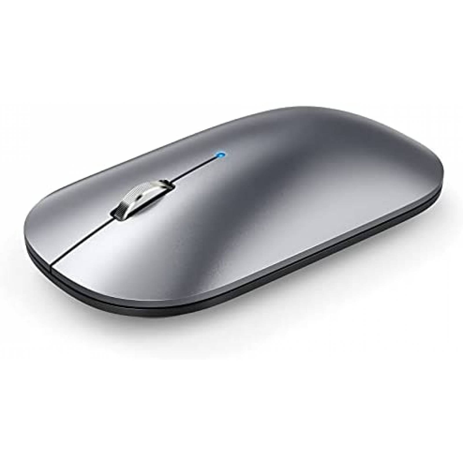 Mouse TECKNET Bluetooth Recargable Inalambrico -Gris