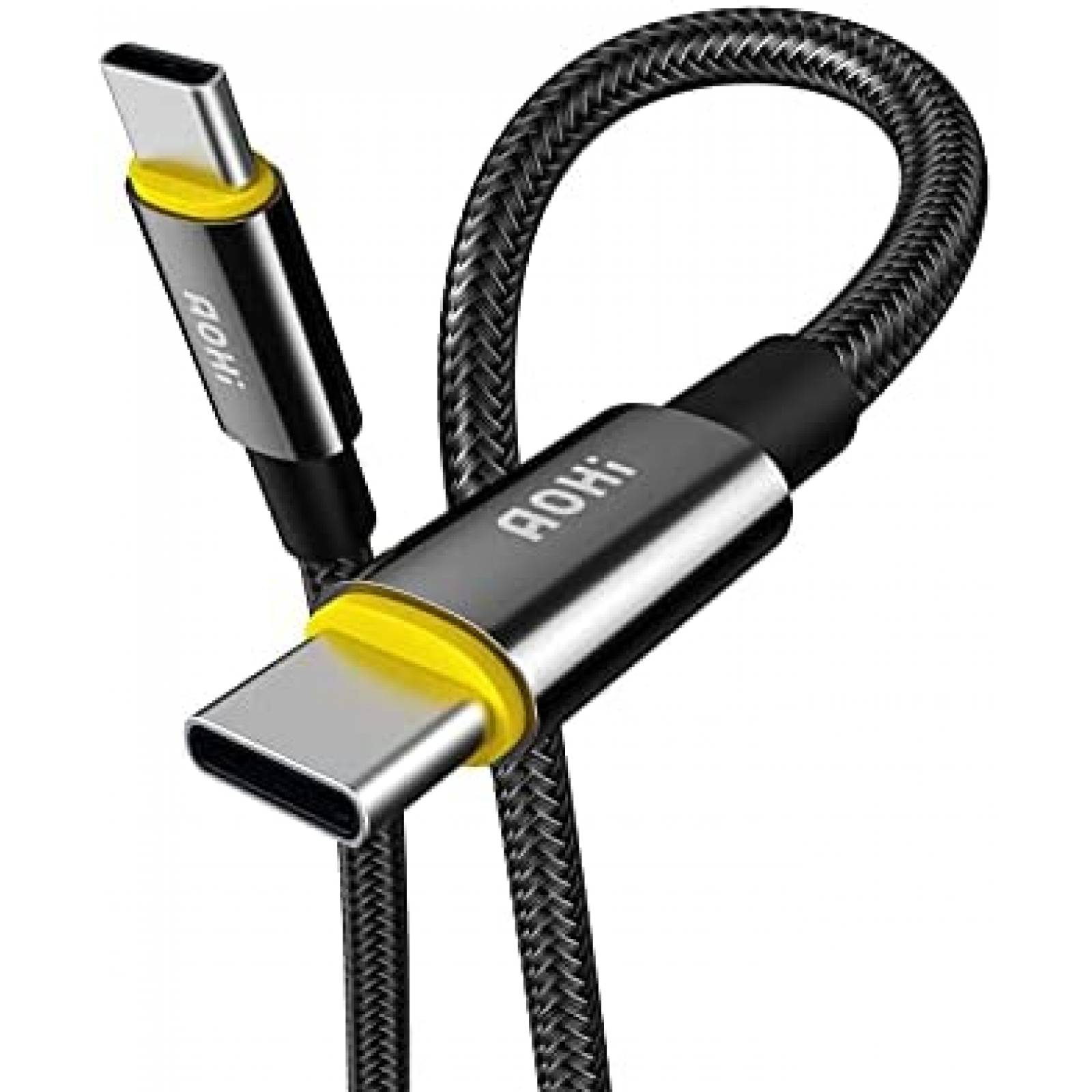 Cable USB C a USB C AOHI Nylon 6 pies 100W de carga rapida