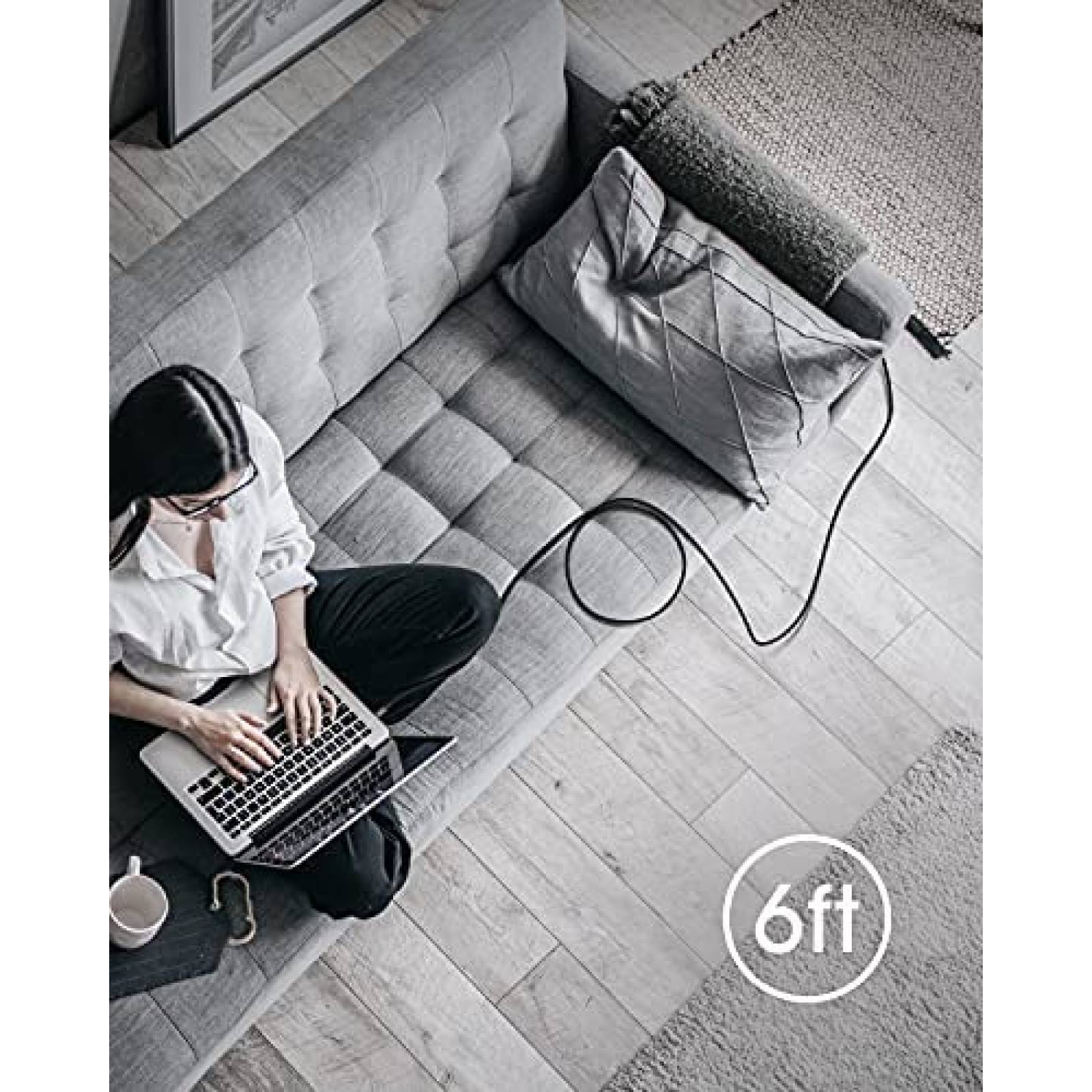 Cable USB C a USB C AOHI Nylon 6 pies 100W de carga rapida