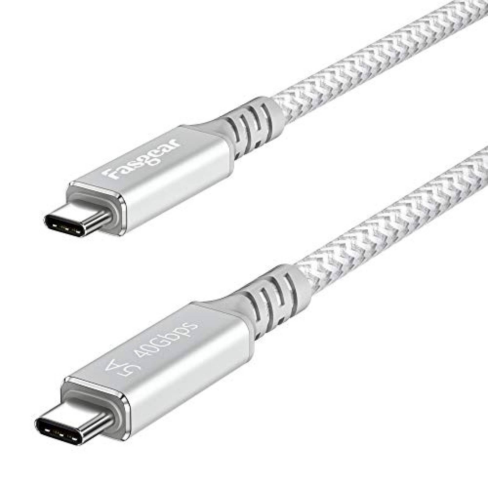 Cable Thunderbolt 3 Fasgear USB a USB C de 4.9'' -Gris