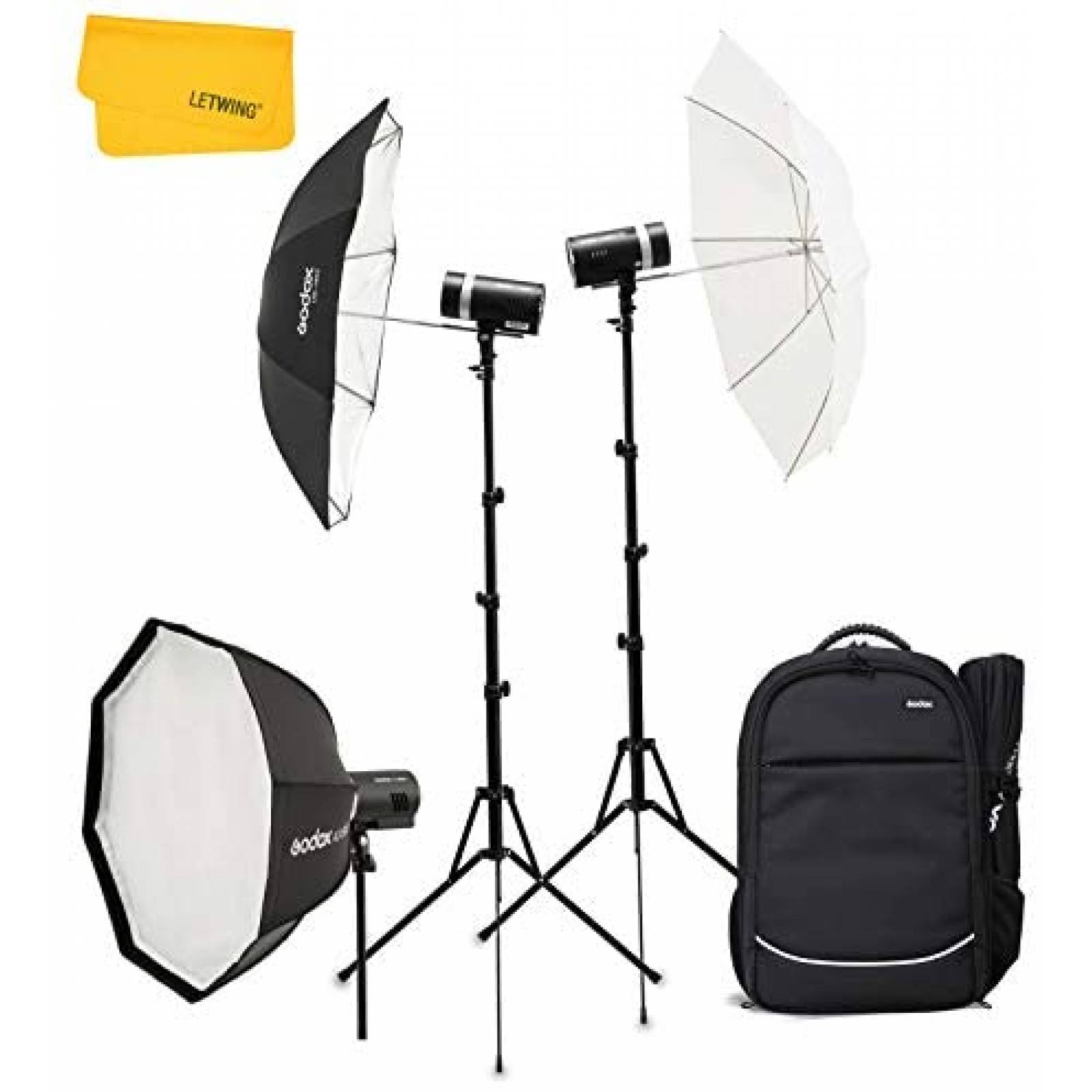 Kit luces para fotografia Godox AD300 Pro x13 Negro