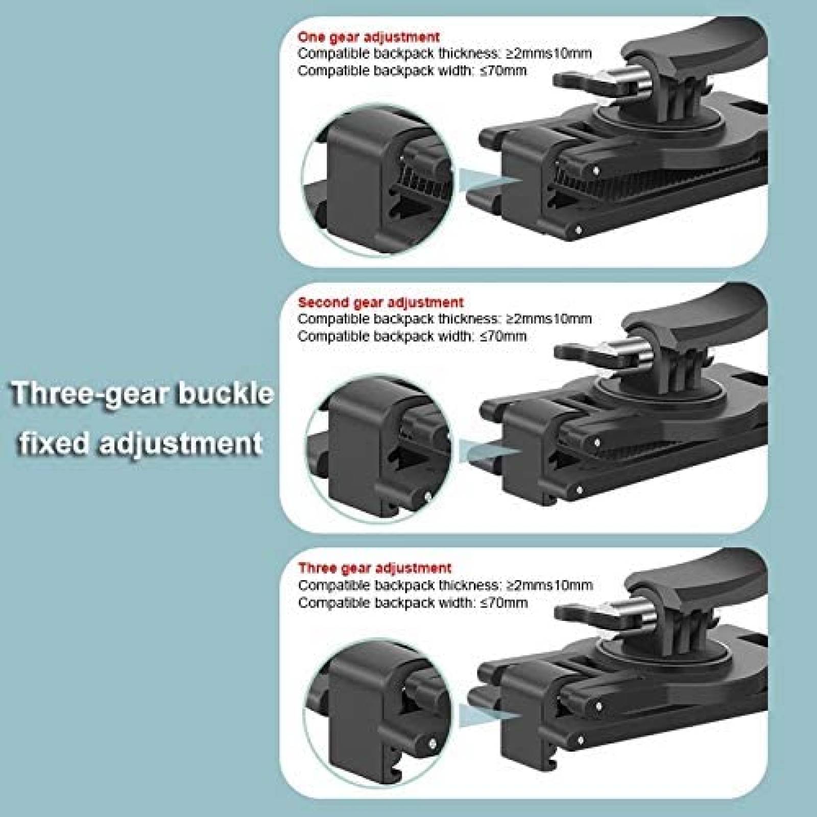 Soporte Camara VnoPro GoPro Compatible Ajustable Hombro