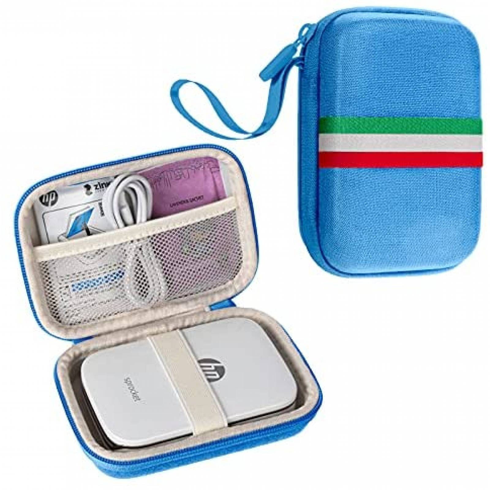 Estuche Rigido Suonady para Impresora HP Sprocket -Azul