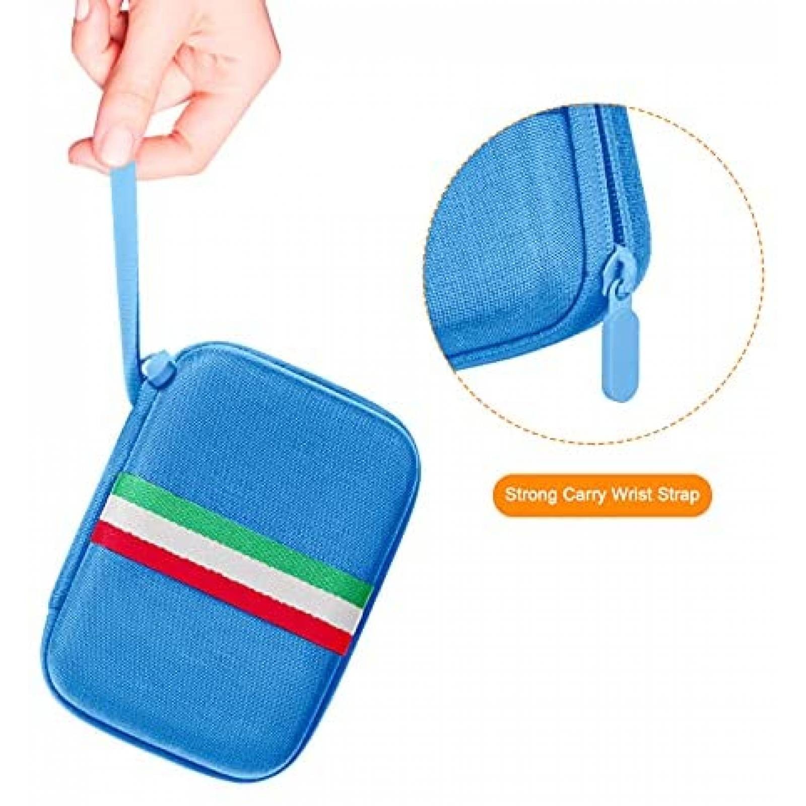 Estuche Rigido Suonady para Impresora HP Sprocket -Azul