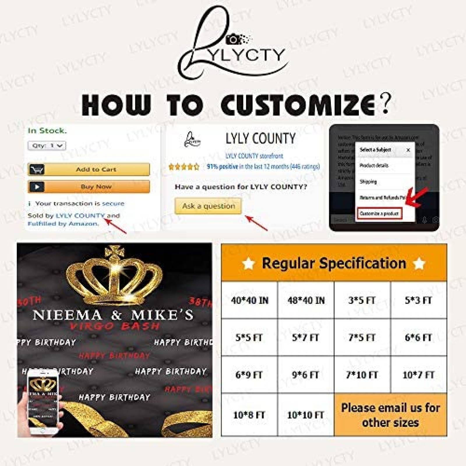 Fondo LYLYCTY BJLY248 9x6ft Dream Music para fiestas -Negro