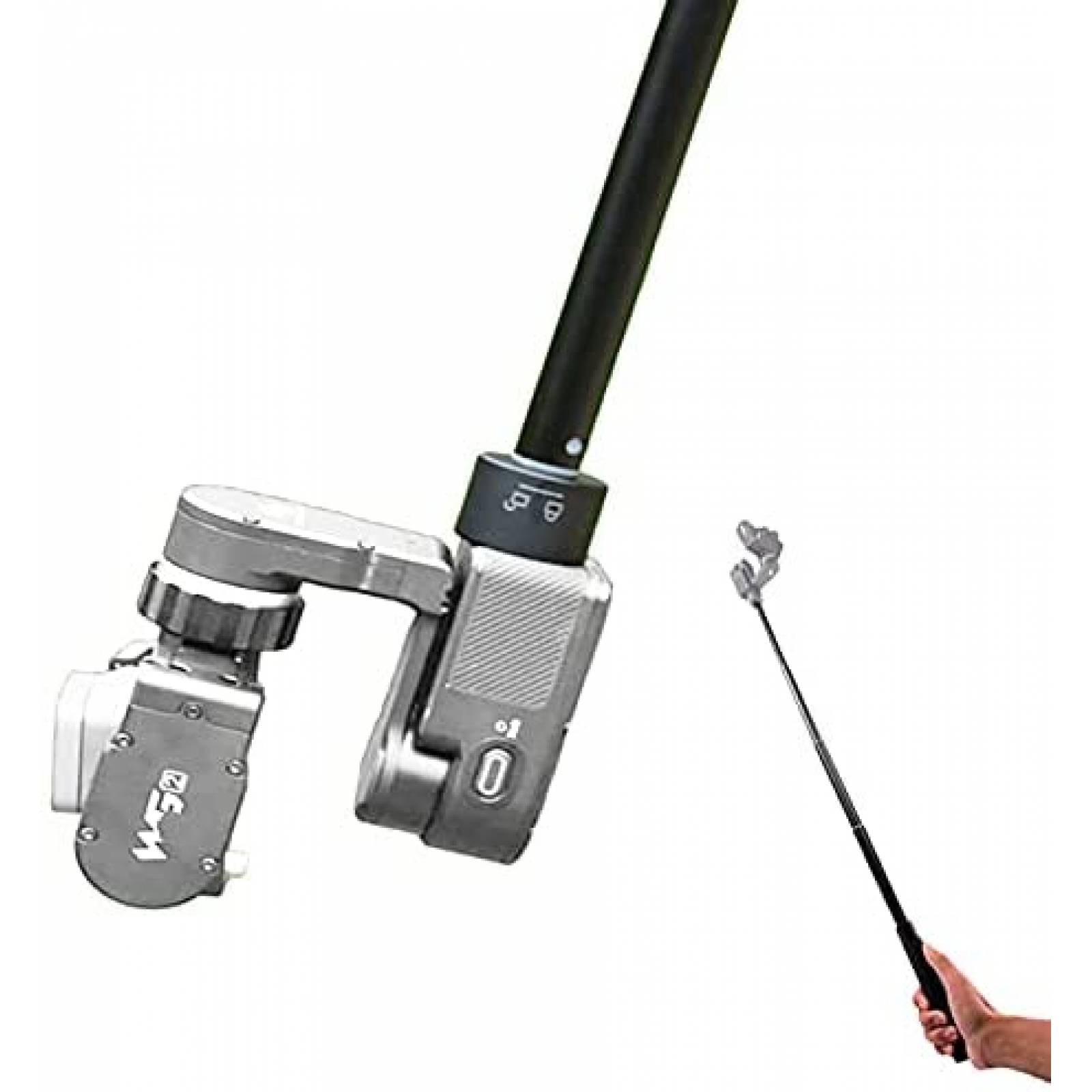 Tubo de extencion gimbal FeiyuTech V3 160mm-500mm -Negro