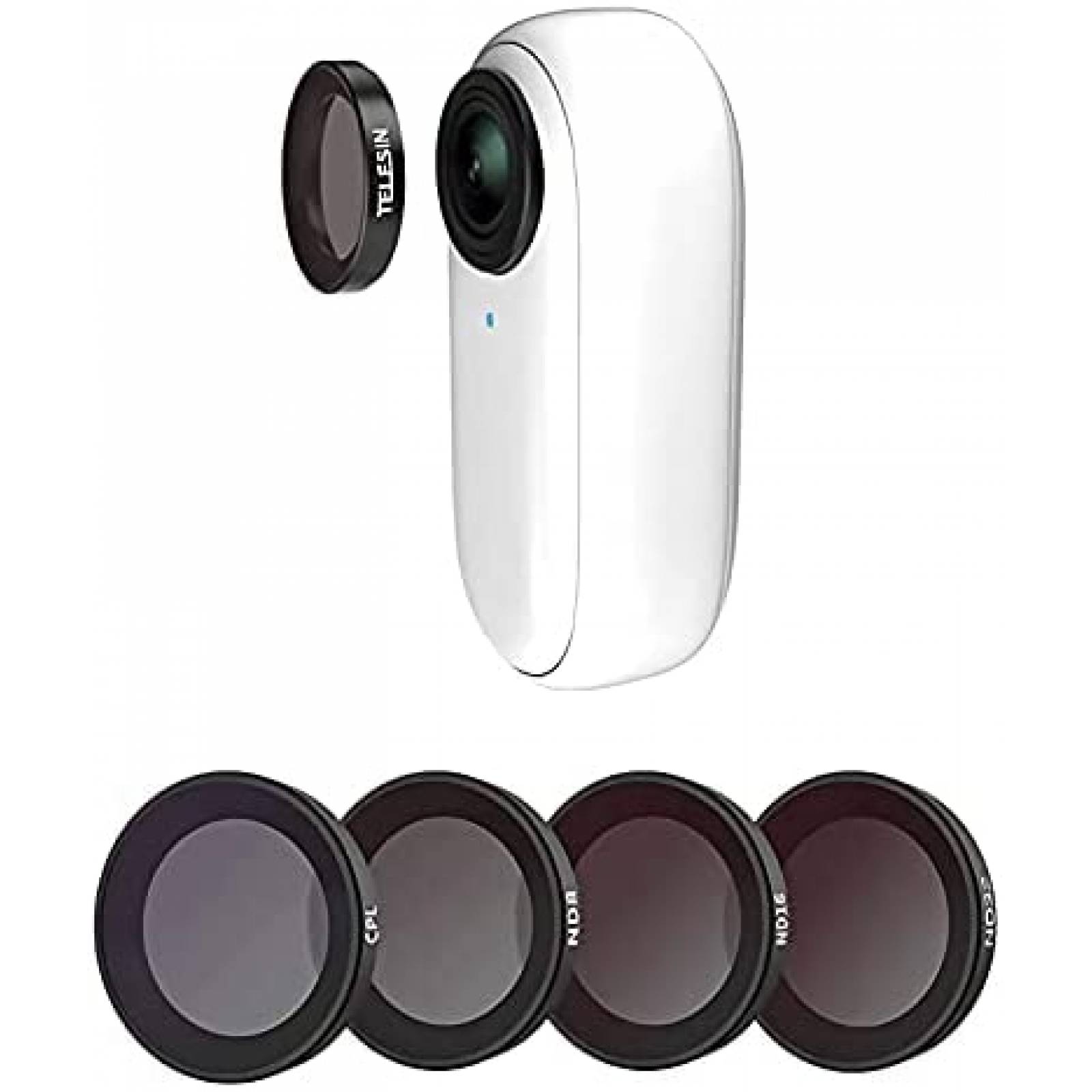 Filtro de lente REYGEAK para camara Insta 360 Go2 Kit -Negro